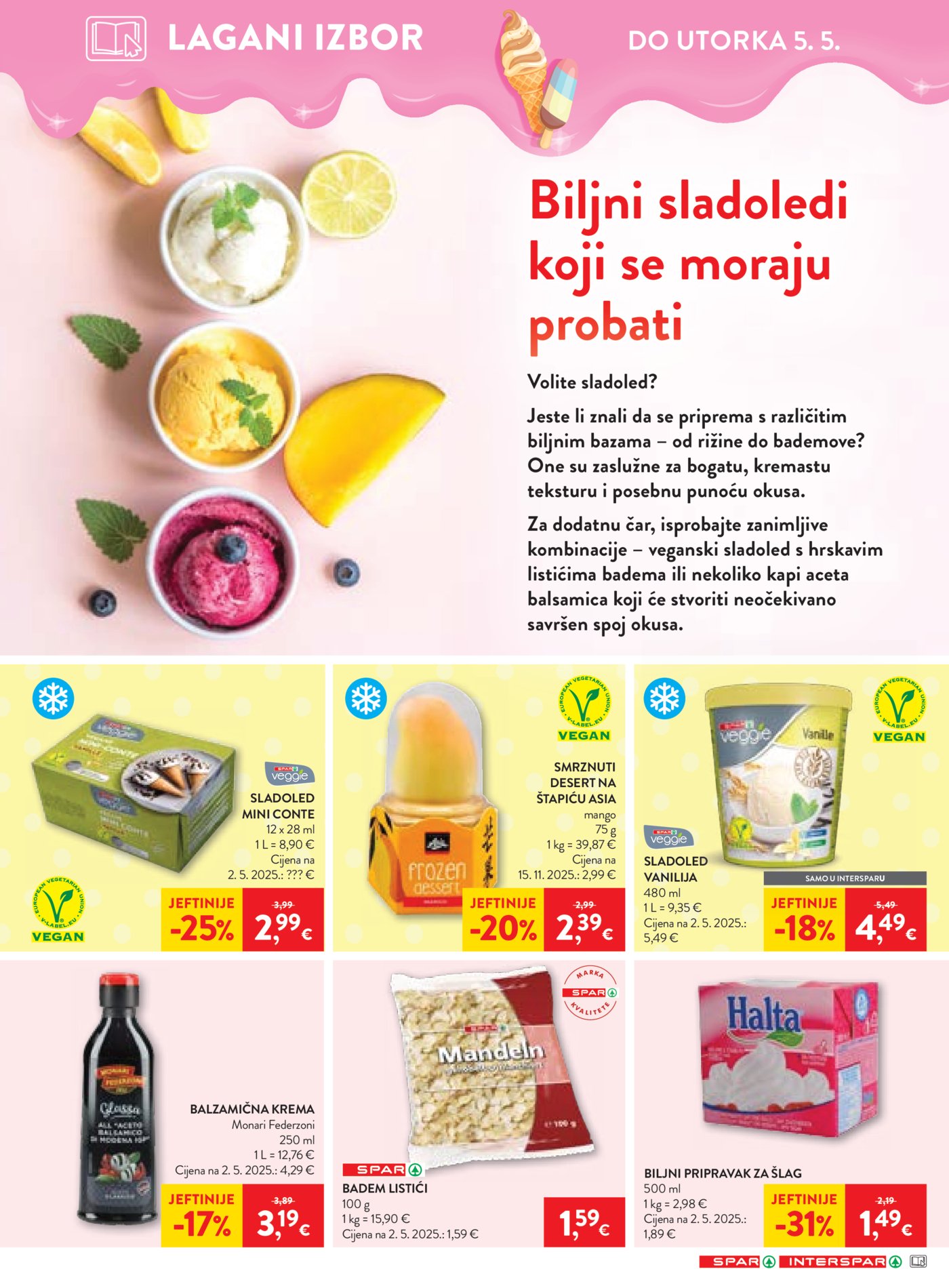 SPAR - INTERSPAR katalog Akcija 29.04. - 05.05.2026.