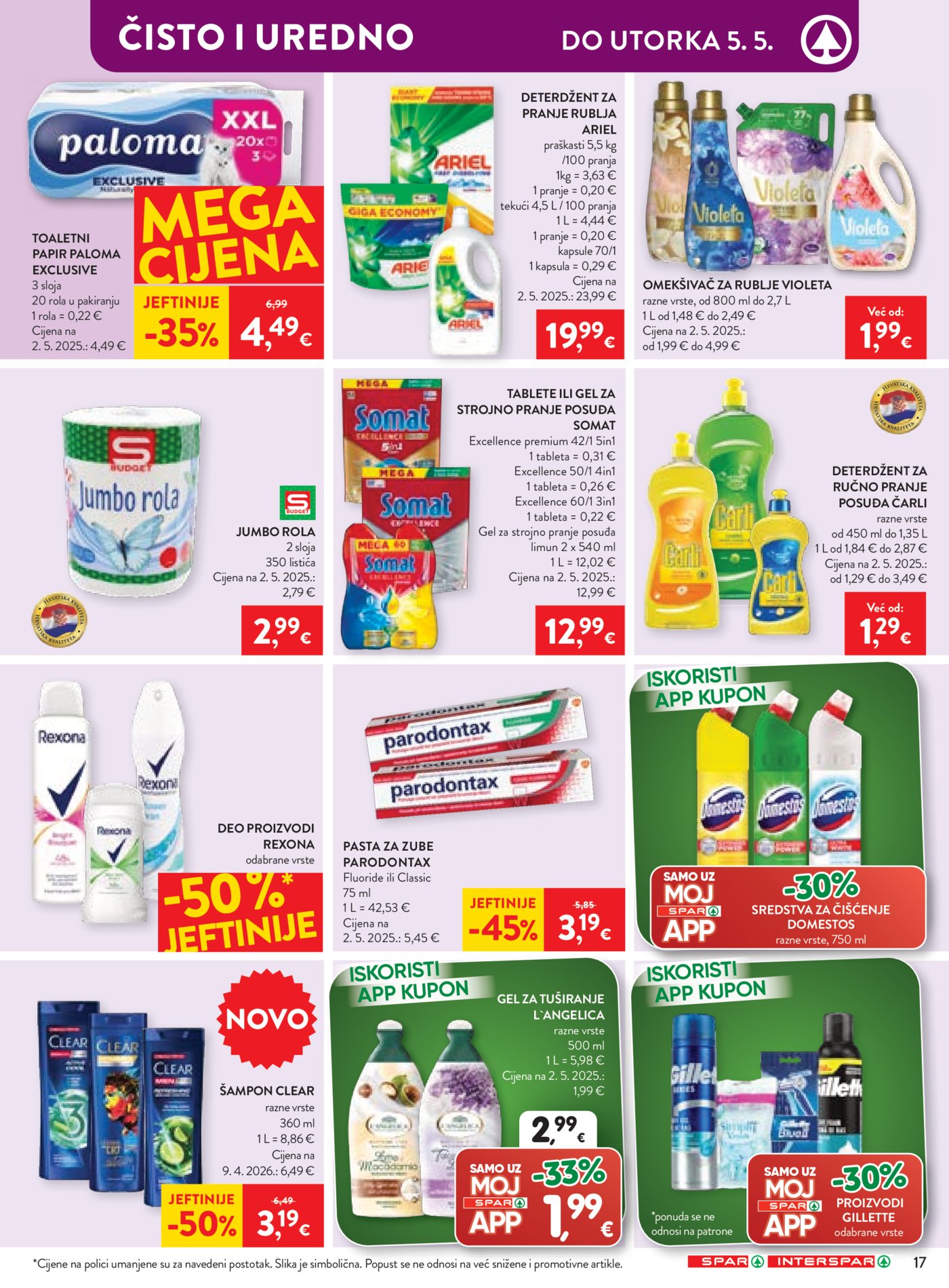 SPAR - INTERSPAR katalog Akcija 29.04. - 05.05.2026.