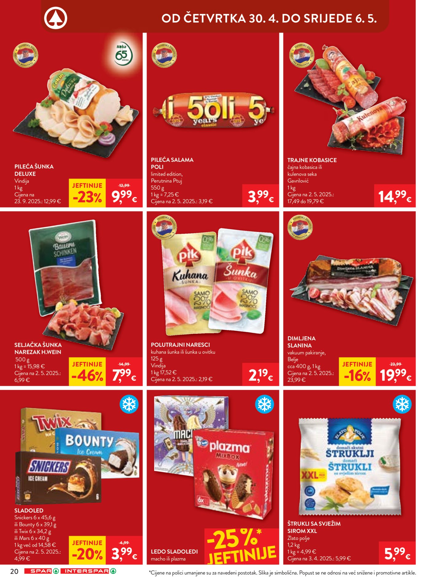 SPAR - INTERSPAR katalog Akcija 29.04. - 05.05.2026.