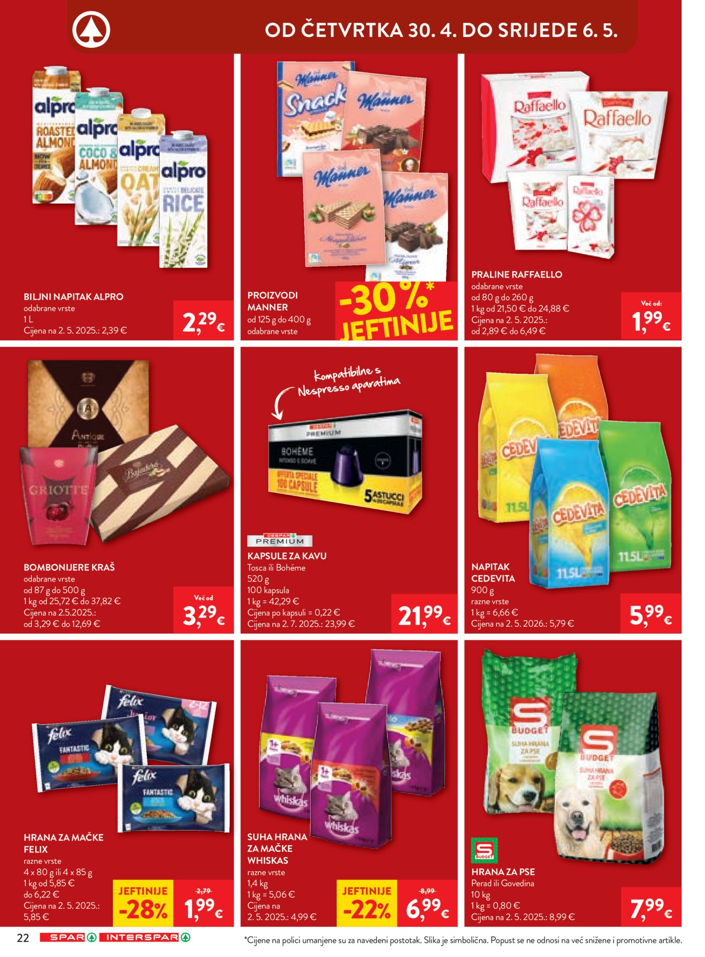 SPAR - INTERSPAR katalog Akcija 29.04. - 05.05.2026.