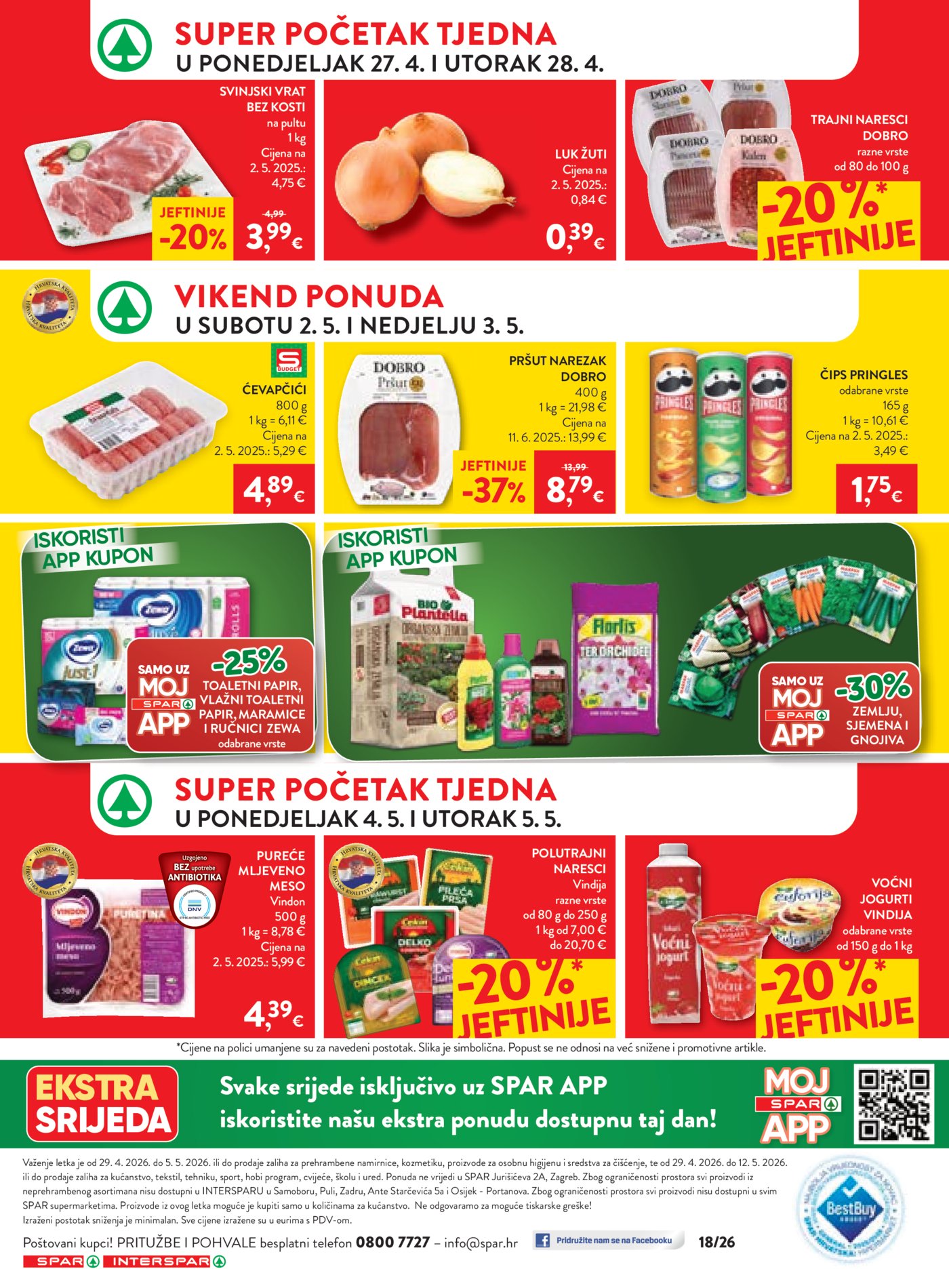 SPAR - INTERSPAR katalog Akcija 29.04. - 05.05.2026.