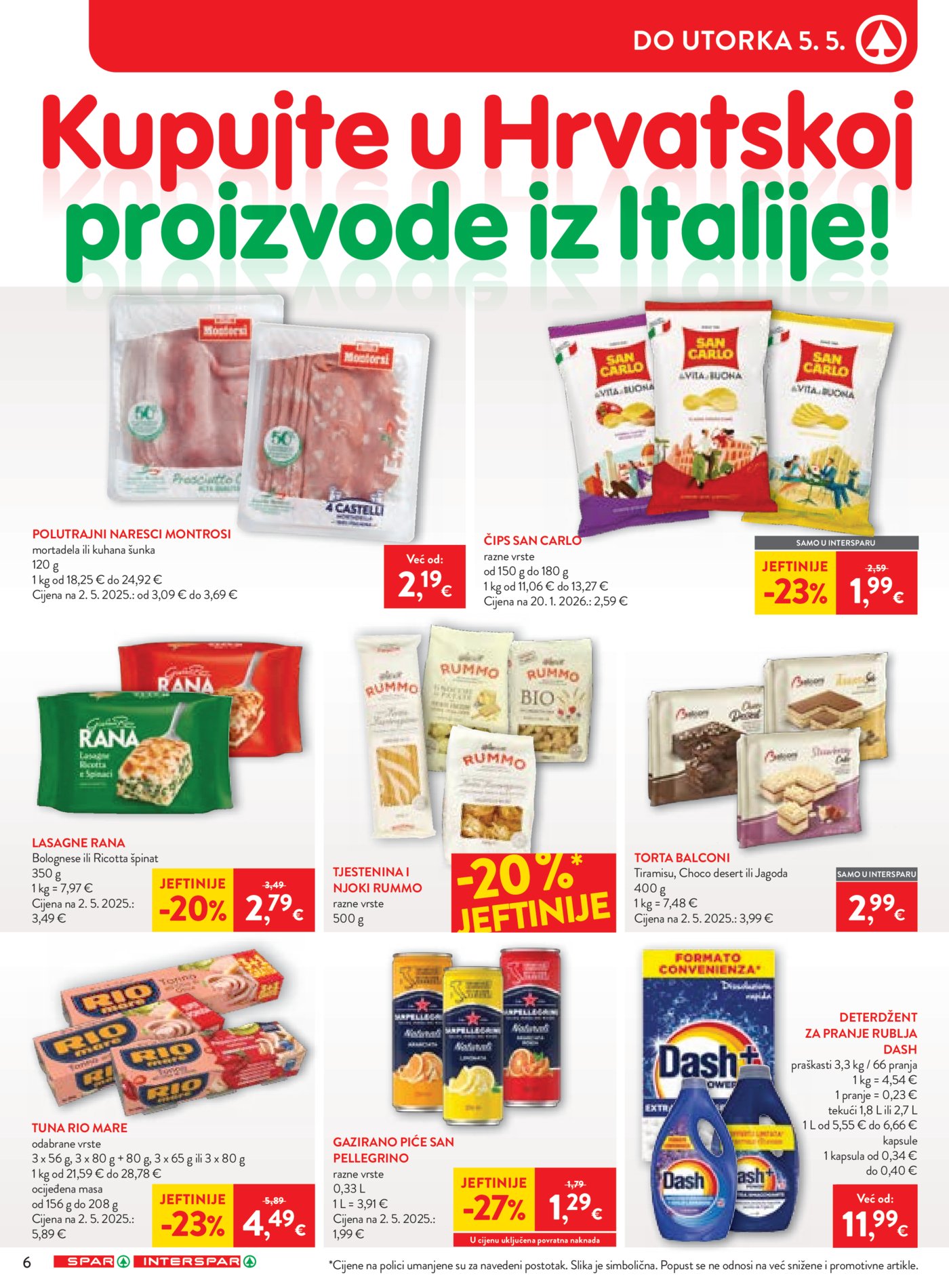 SPAR - INTERSPAR katalog Akcija 29.04. - 05.05.2026.