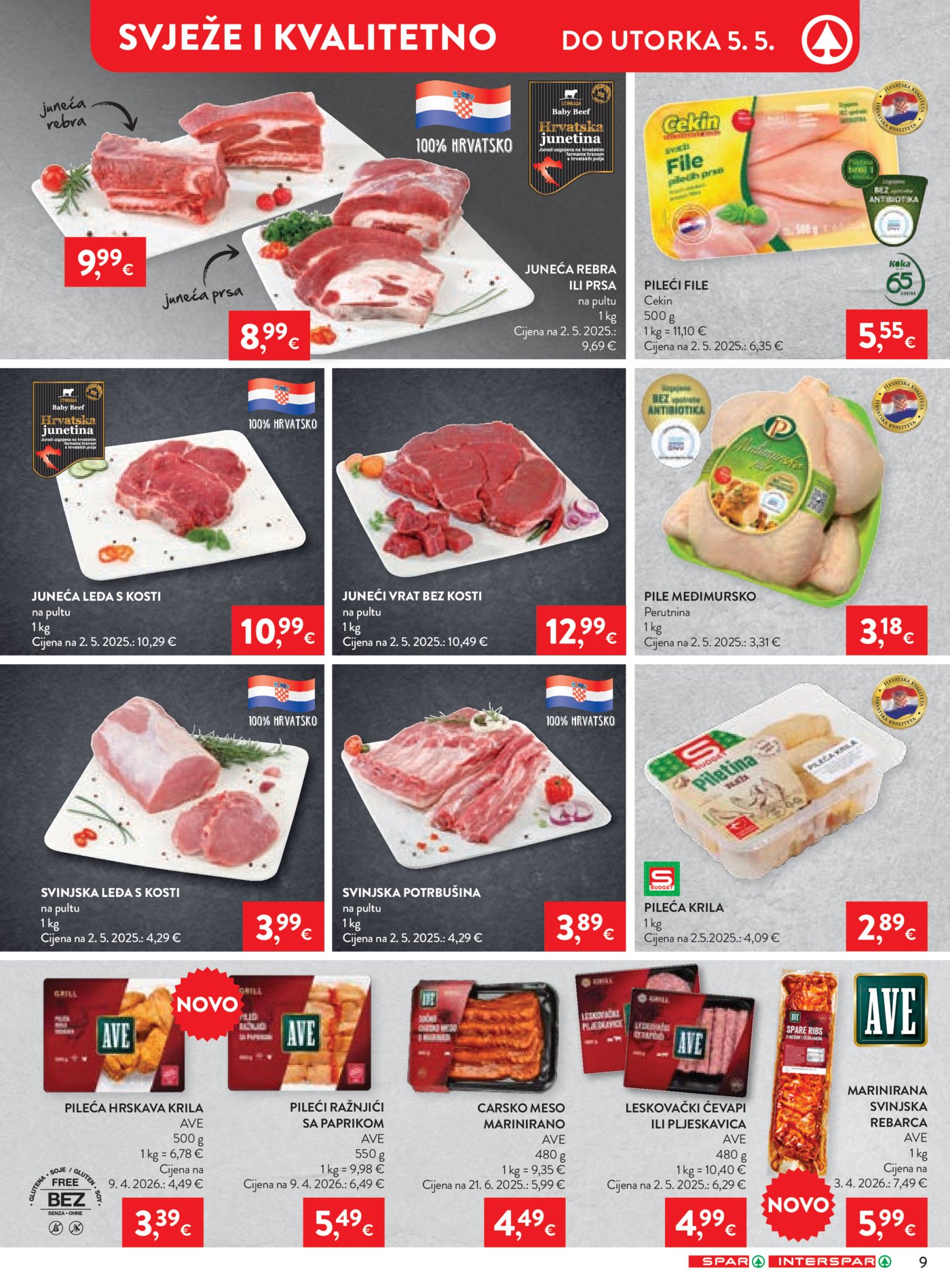SPAR - INTERSPAR katalog Akcija 29.04. - 05.05.2026.