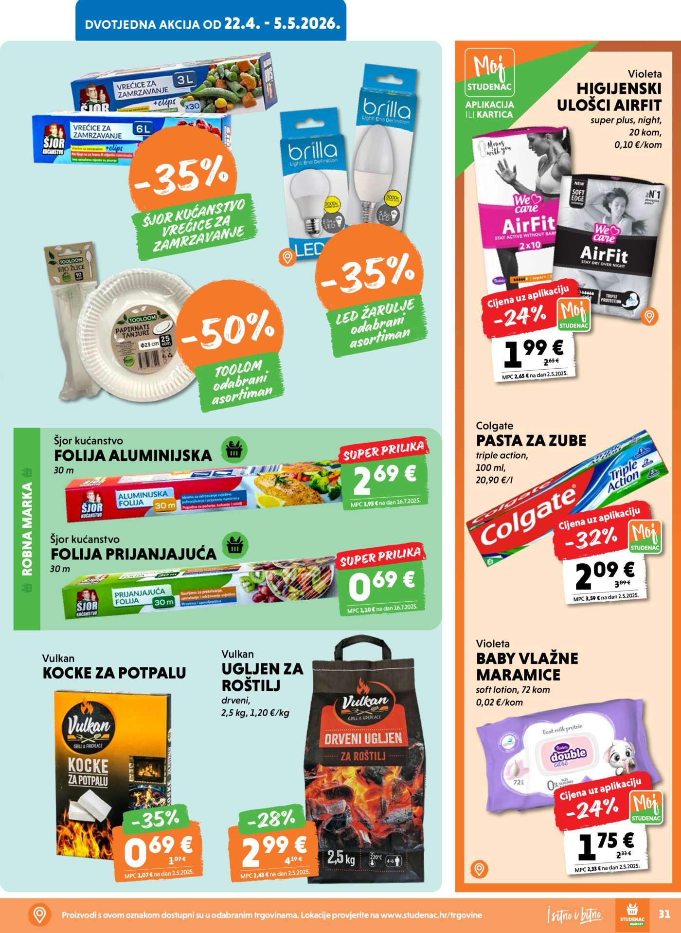 Studenac katalog Akcija 22.04. - 28.04.2026.
