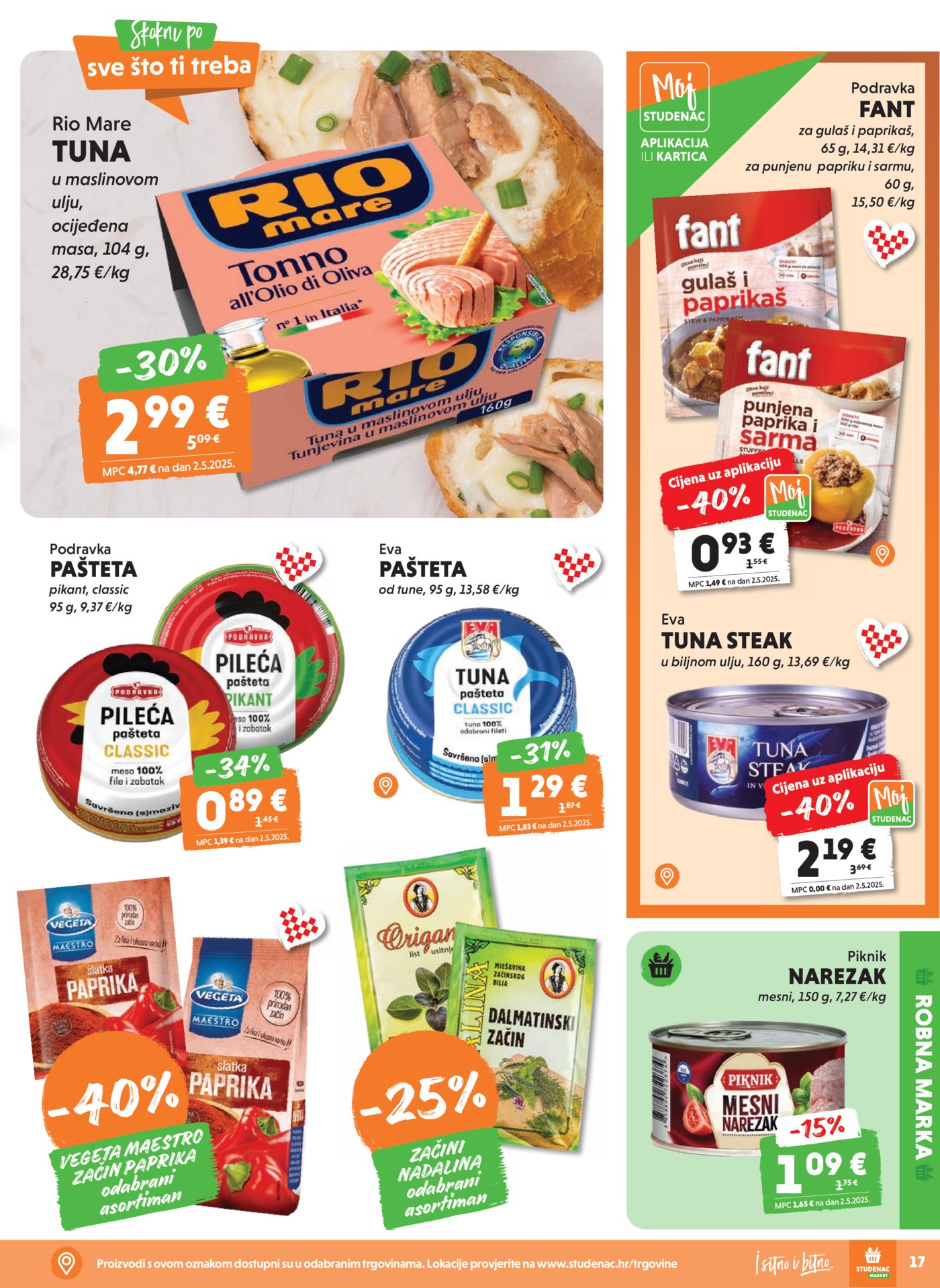 Studenac Tjedni katalog Akcija 06.05. - 12.05.2026.