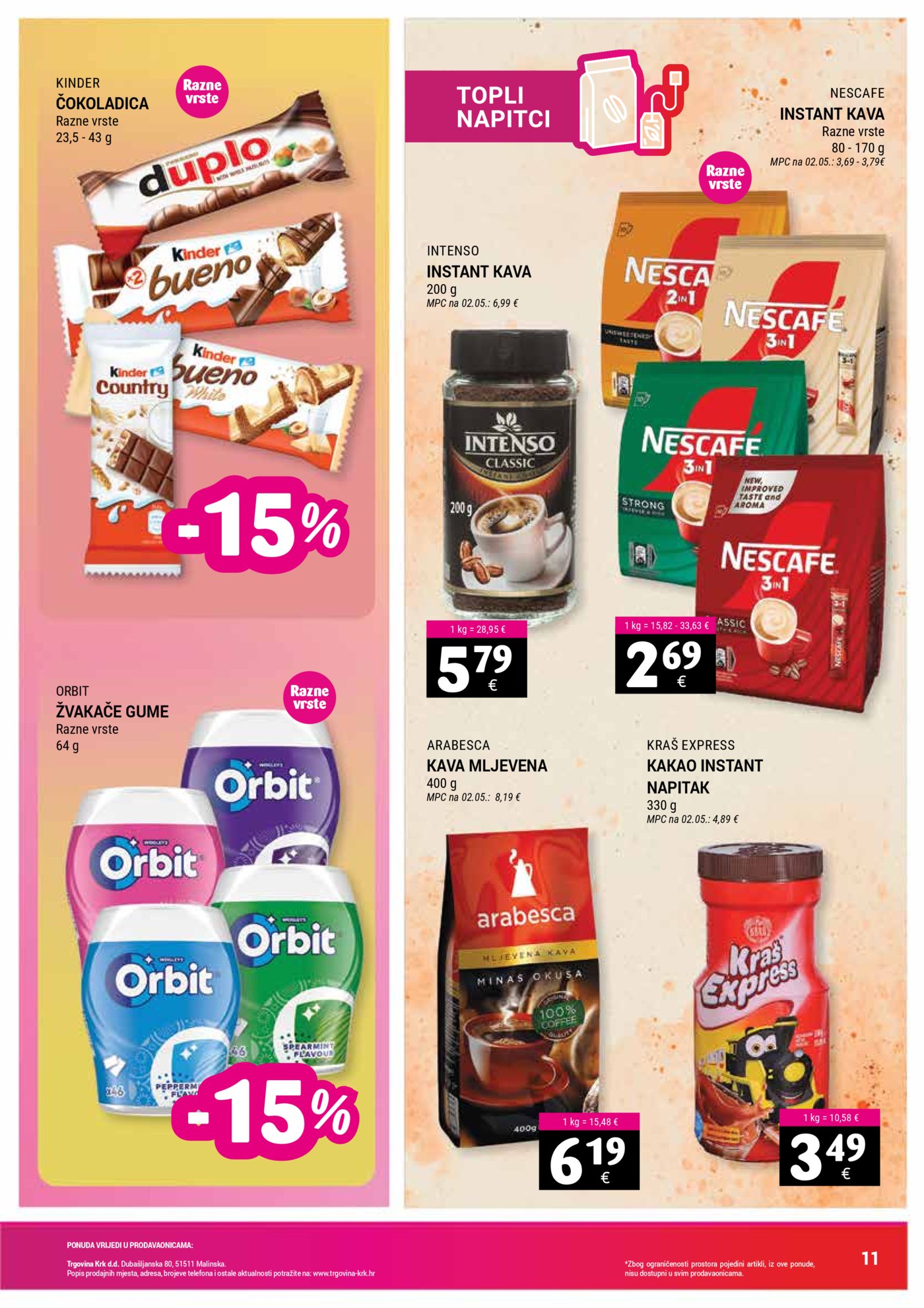 Trgovina Krk katalog Akcija 02.05.-15.05.2026.