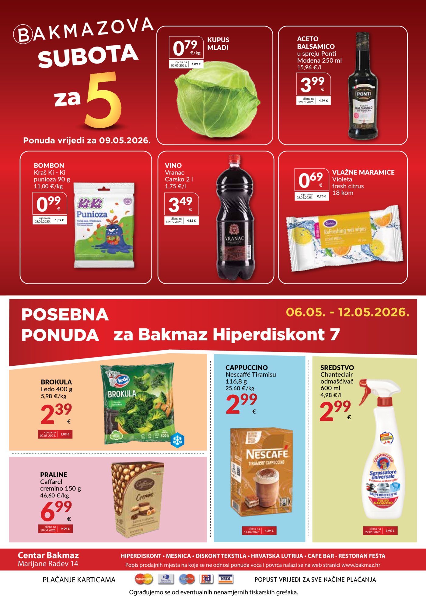Bakmaz katalog Akcija 06.05.-12.05.2026.