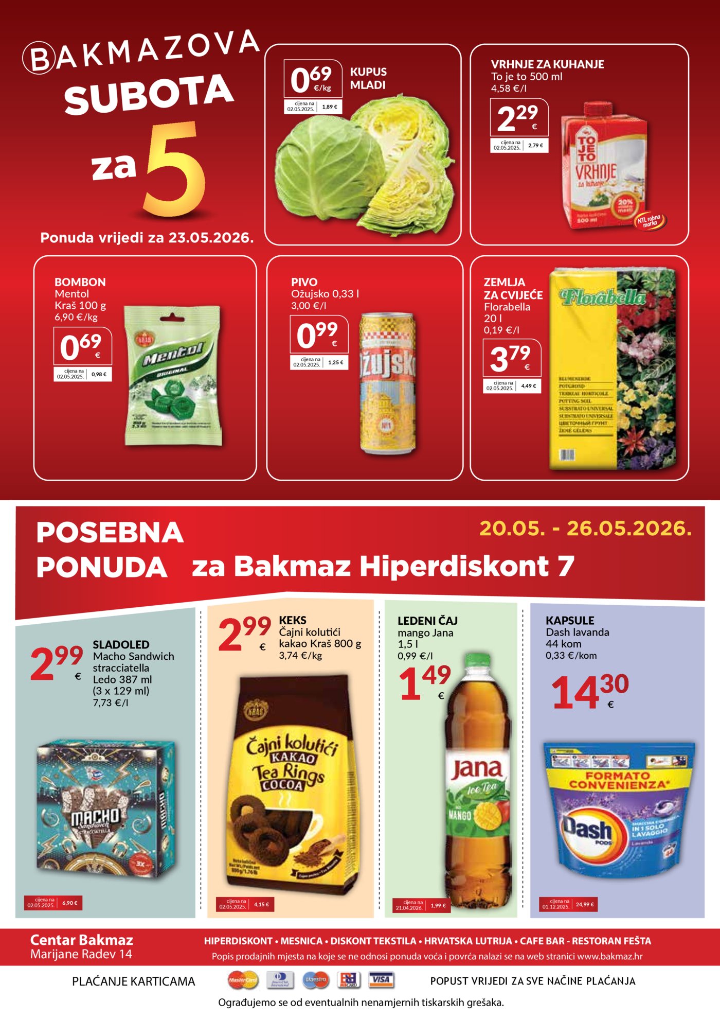 Bakmaz katalog Akcija 20.05. - 26.05.2026.