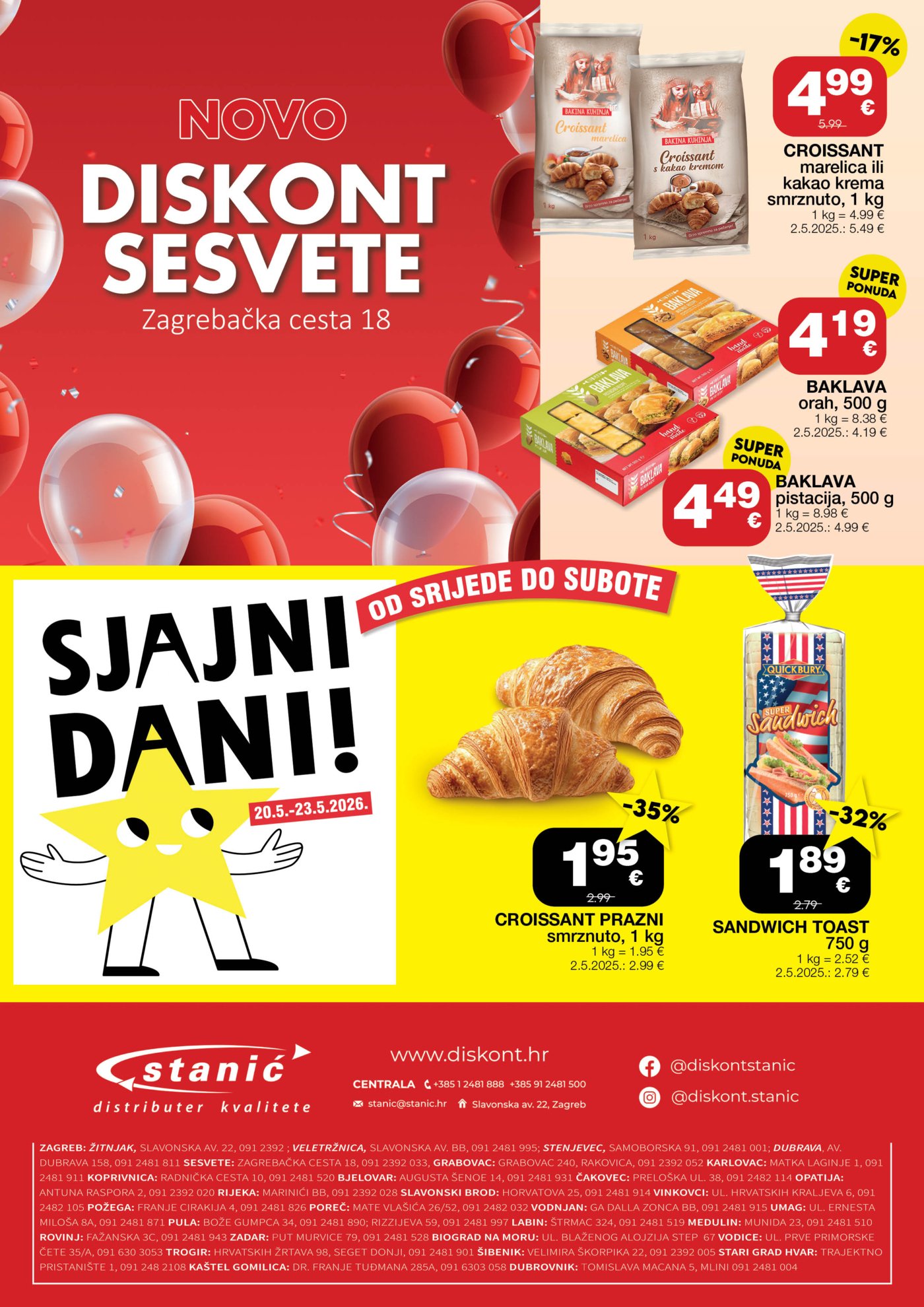 Diskont Stanić katalog Akcija 14.05.-27.05.2026.