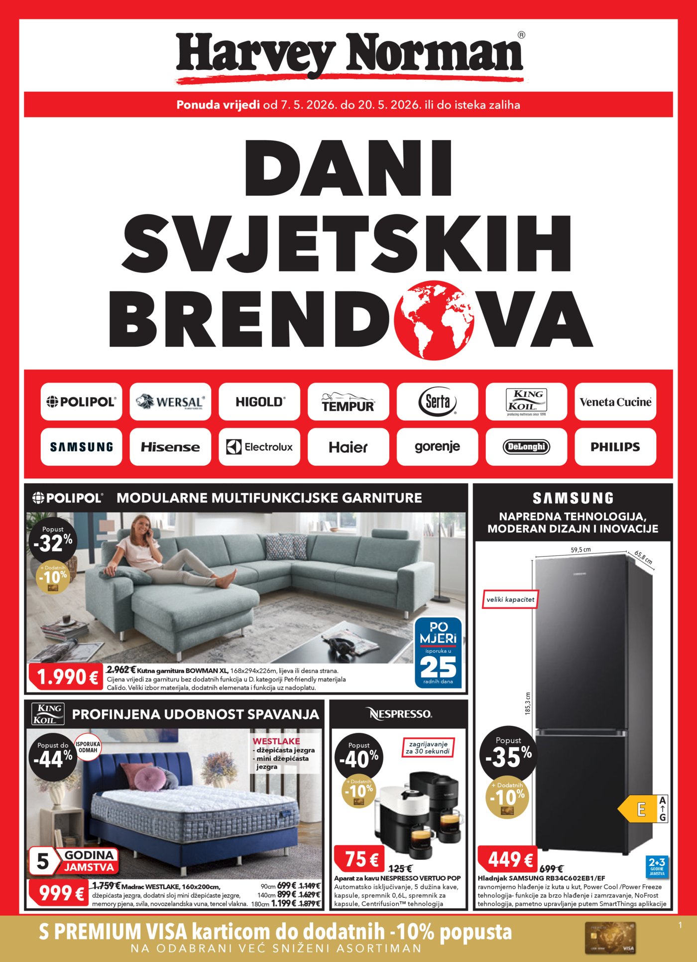 Harvey Norman katalog Akcija 07.05.-20.05.2026.