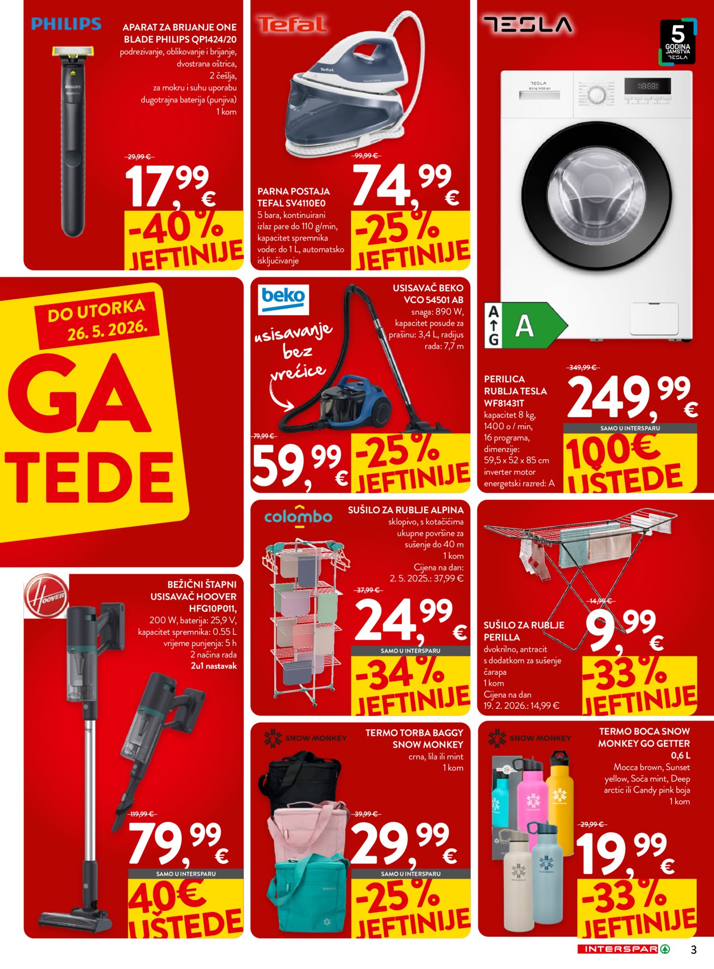 INTERSPAR katalog Mega uštede 13.05. - 26.05.2026.