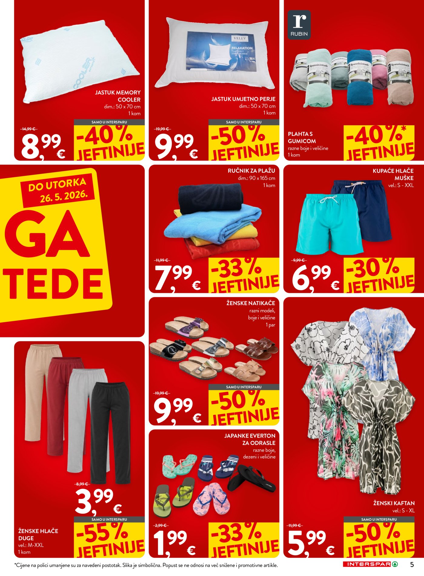INTERSPAR katalog Mega uštede 13.05. - 26.05.2026.