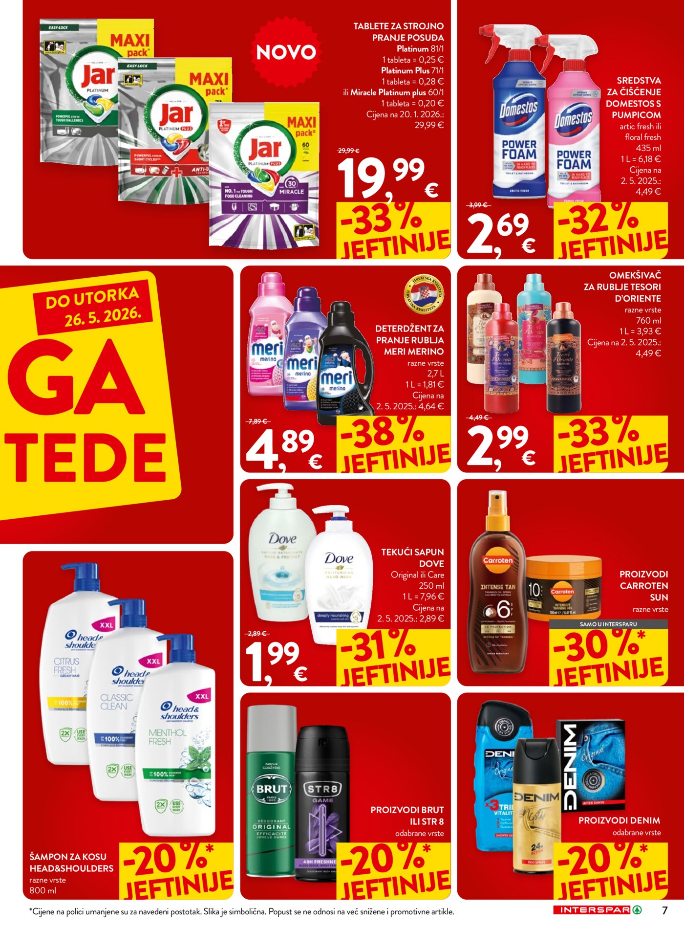 INTERSPAR katalog Mega uštede 13.05. - 26.05.2026.