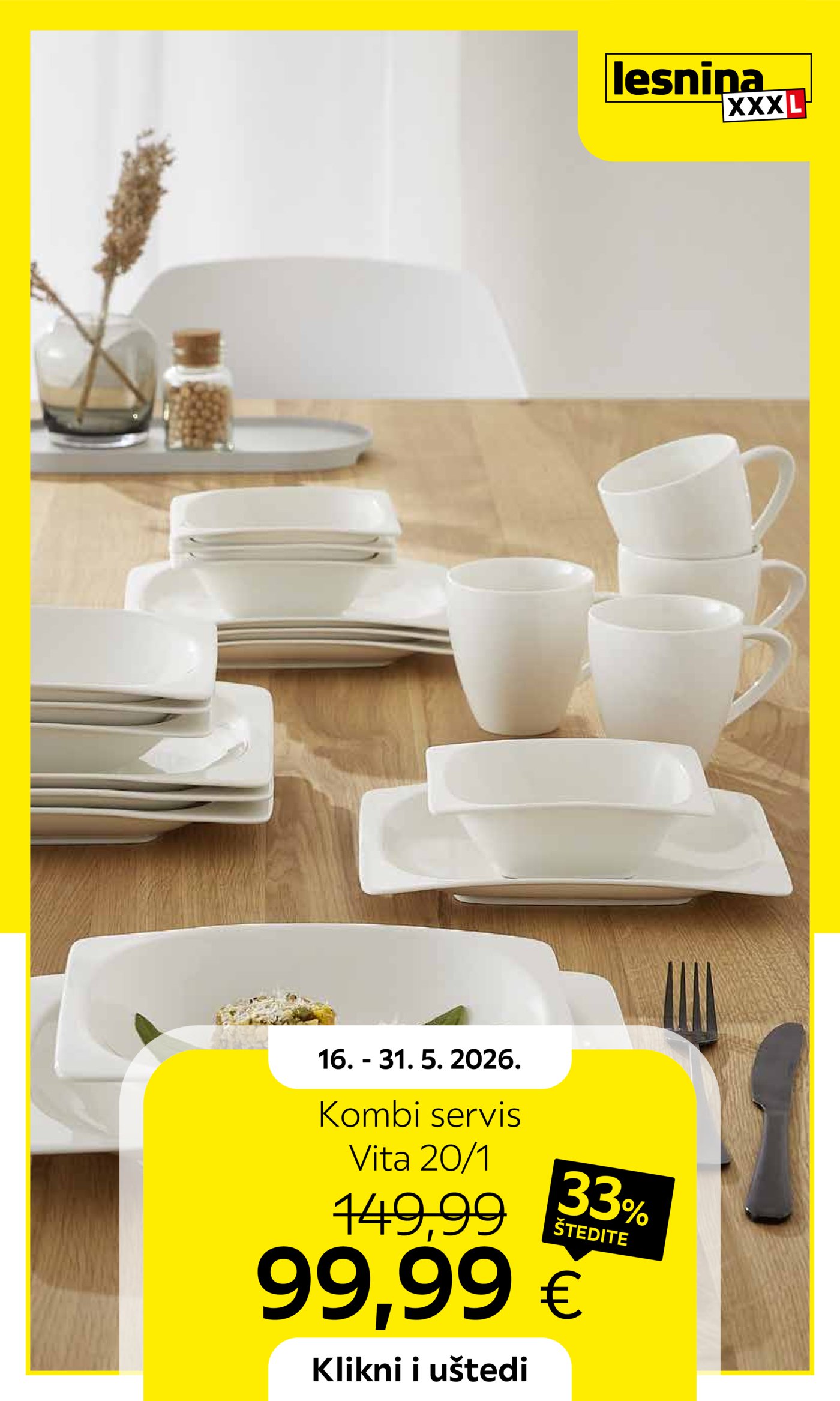 Lesnina katalog Akcija 16.05.-31.05.2026.