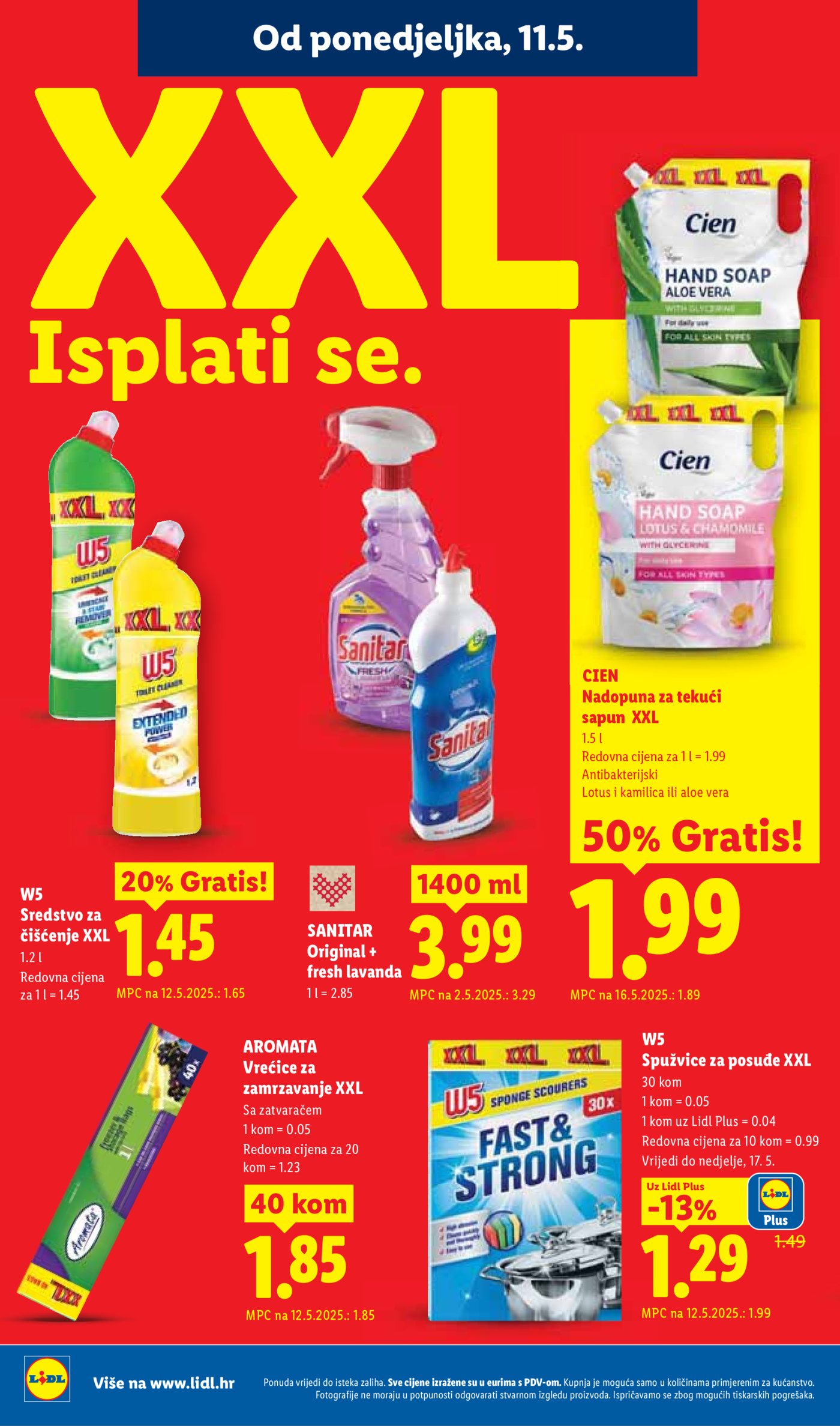 Lidl katalog Super ponuda od ponedjeljka 11.05.-17.05.2026.
