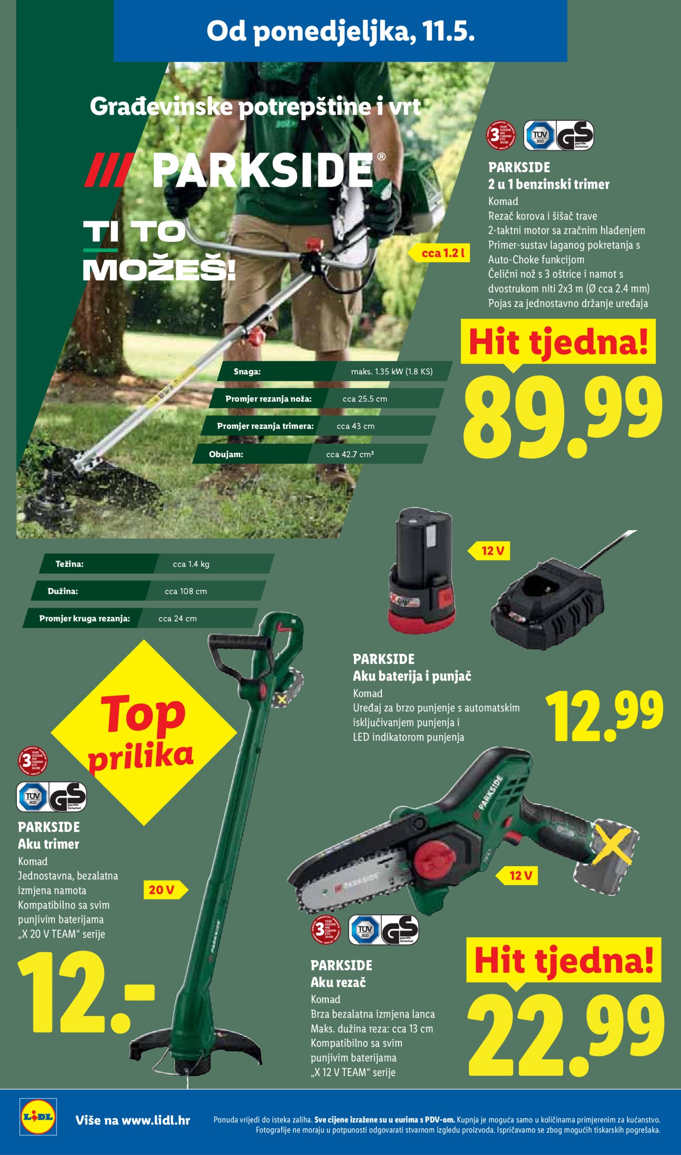 Lidl katalog Super ponuda od ponedjeljka 11.05.-17.05.2026.