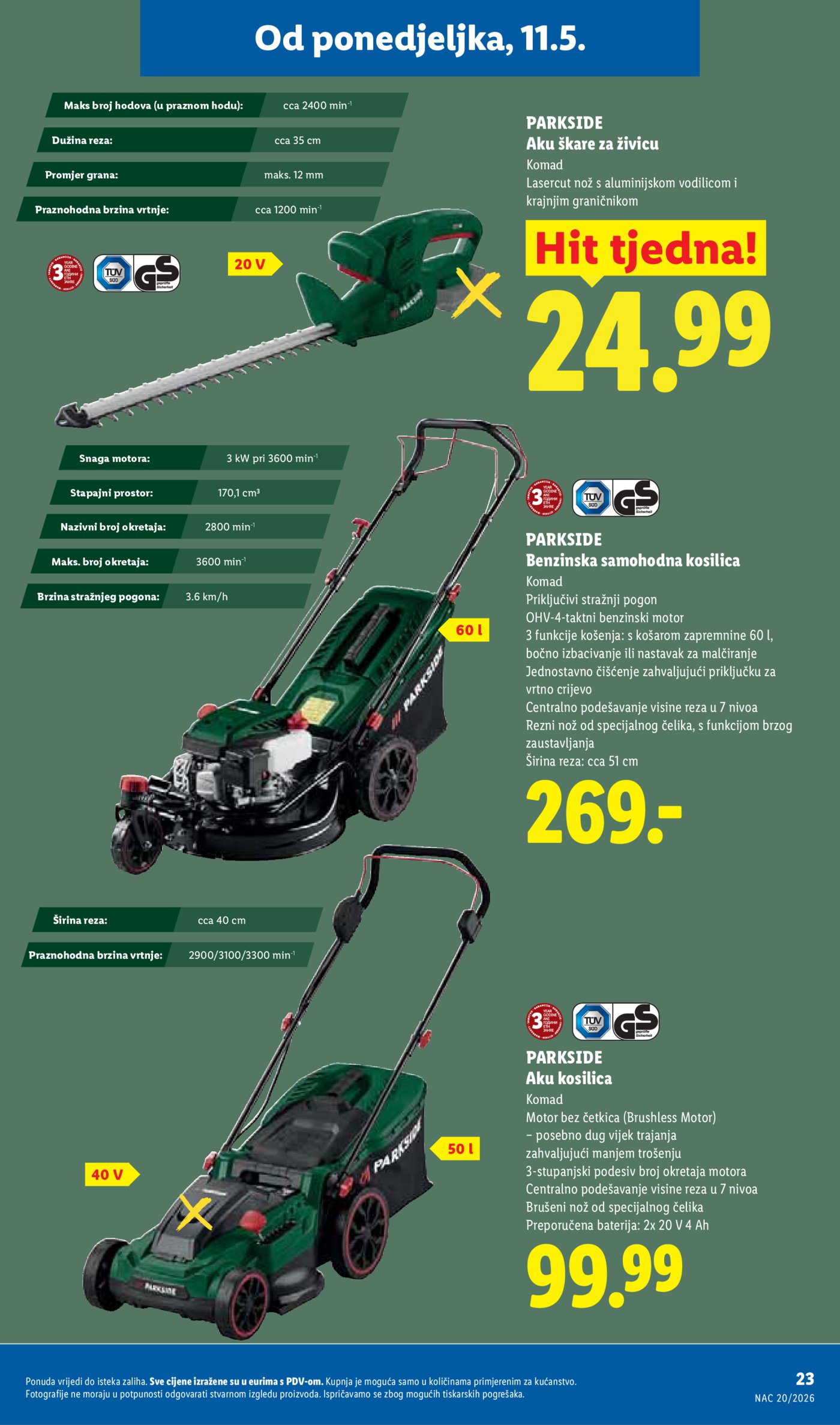 Lidl katalog Super ponuda od ponedjeljka 11.05.-17.05.2026.