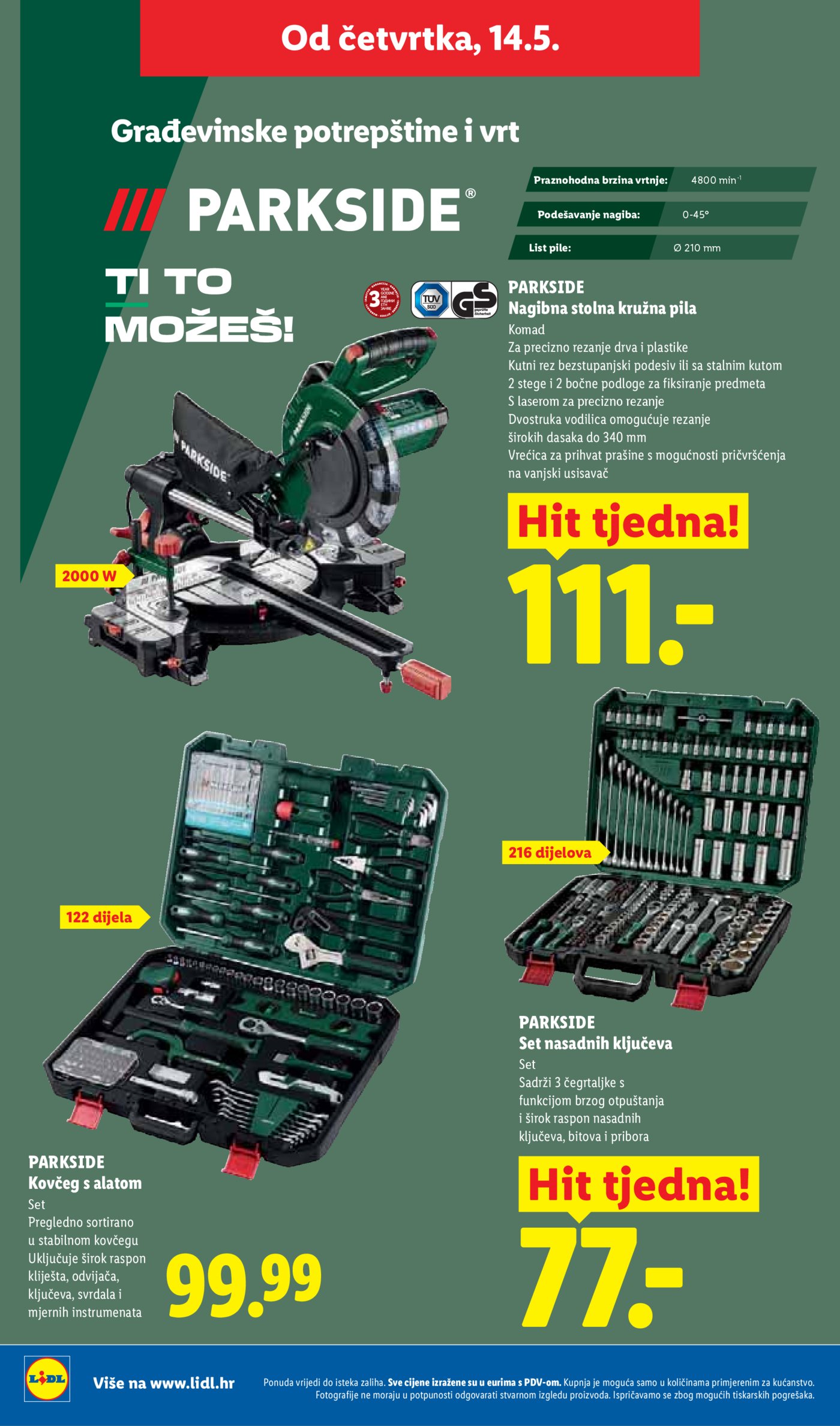 Lidl katalog Super ponuda od ponedjeljka 11.05.-17.05.2026.