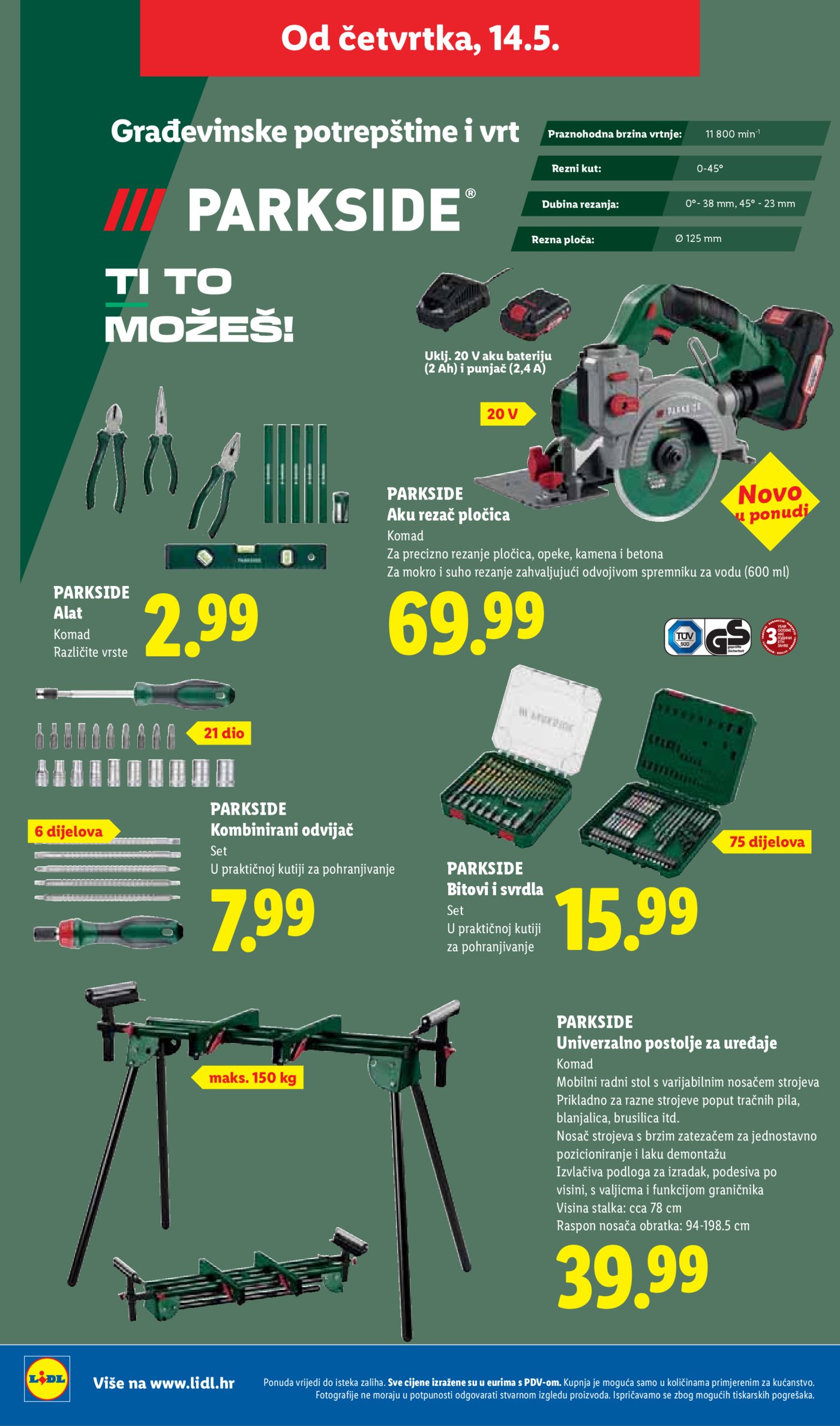 Lidl katalog Super ponuda od ponedjeljka 11.05.-17.05.2026.
