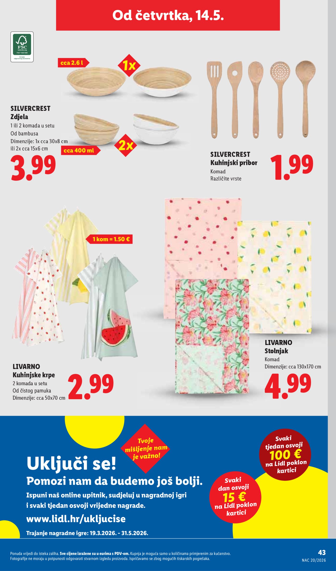 Lidl katalog Super ponuda od ponedjeljka 11.05.-17.05.2026.