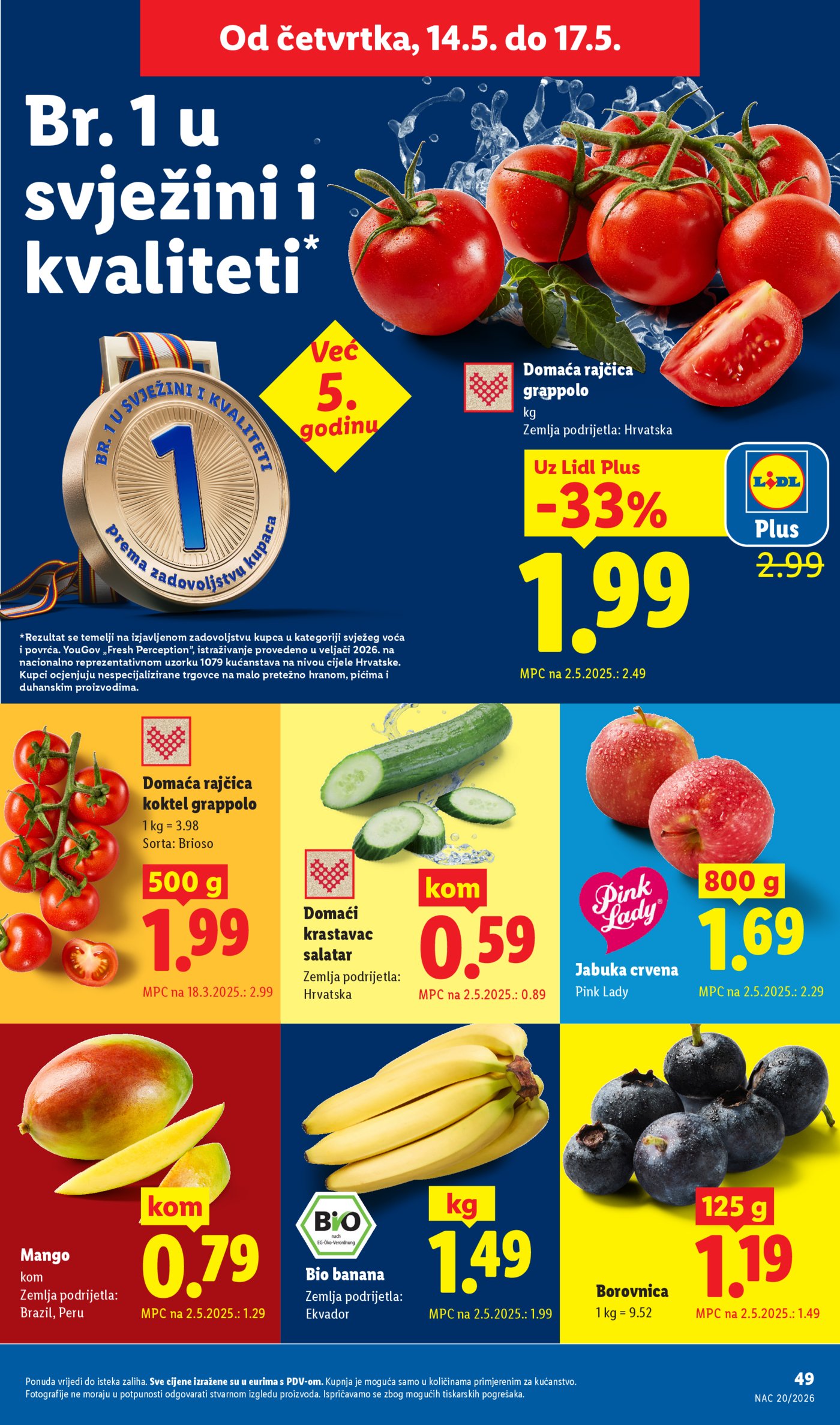 Lidl katalog Super ponuda od ponedjeljka 11.05.-17.05.2026.