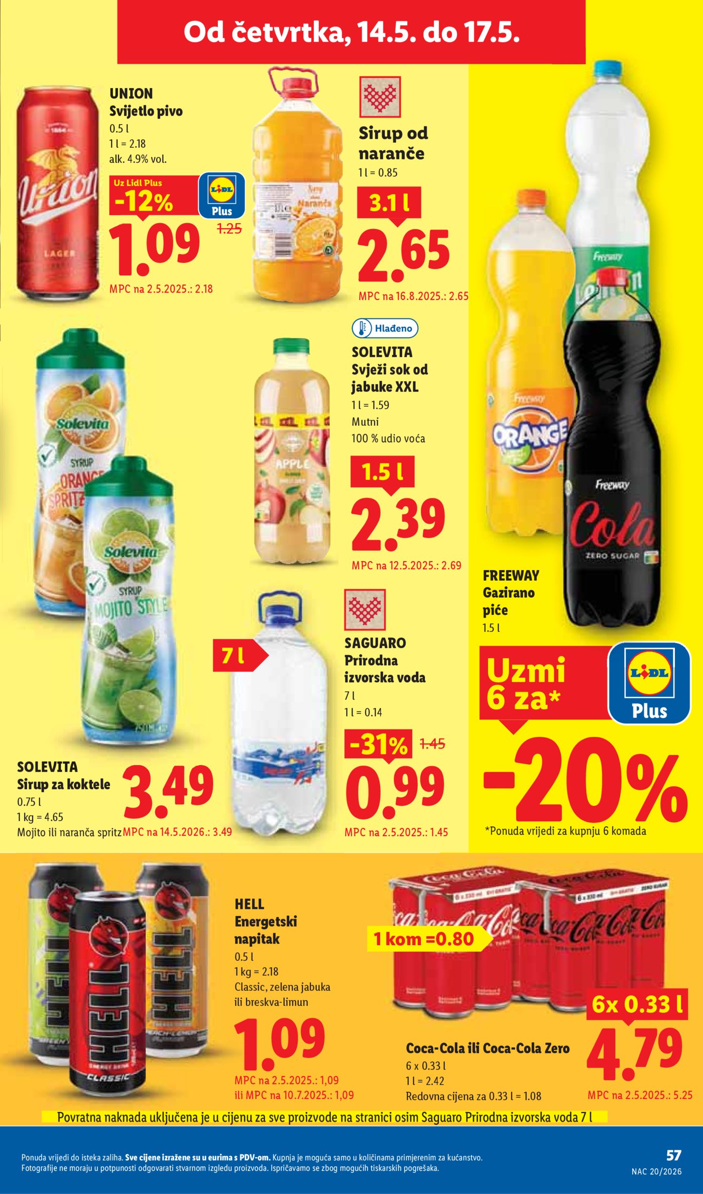 Lidl katalog Super ponuda od ponedjeljka 11.05.-17.05.2026.