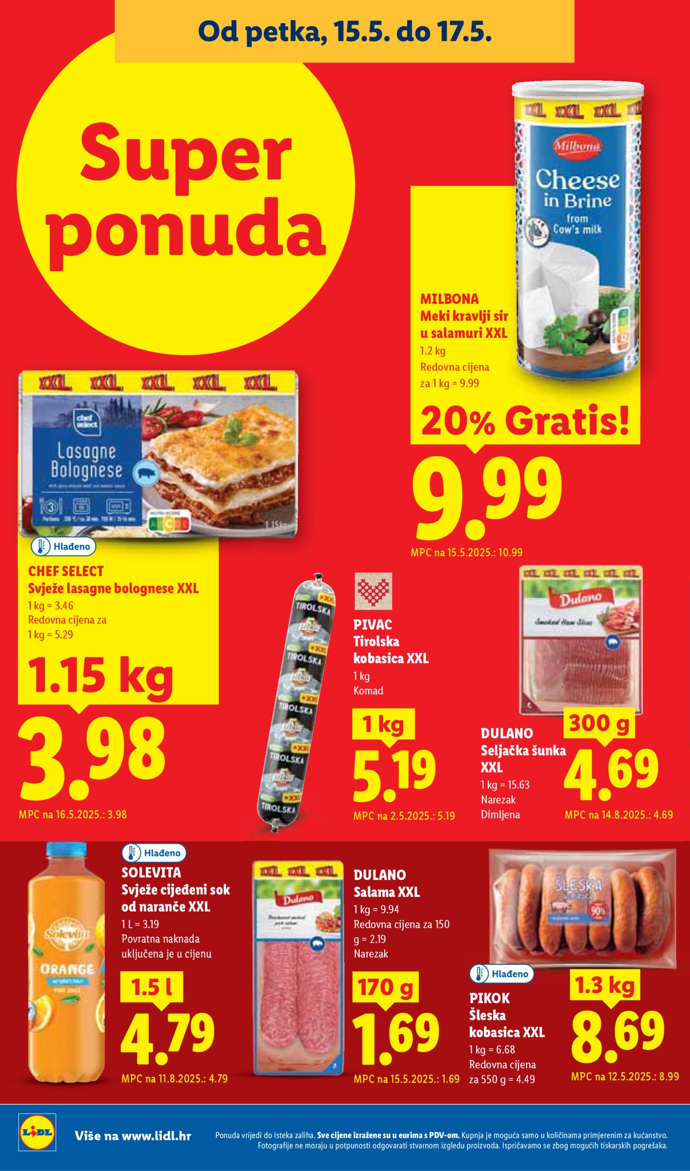 Lidl katalog Super ponuda od ponedjeljka 11.05.-17.05.2026.