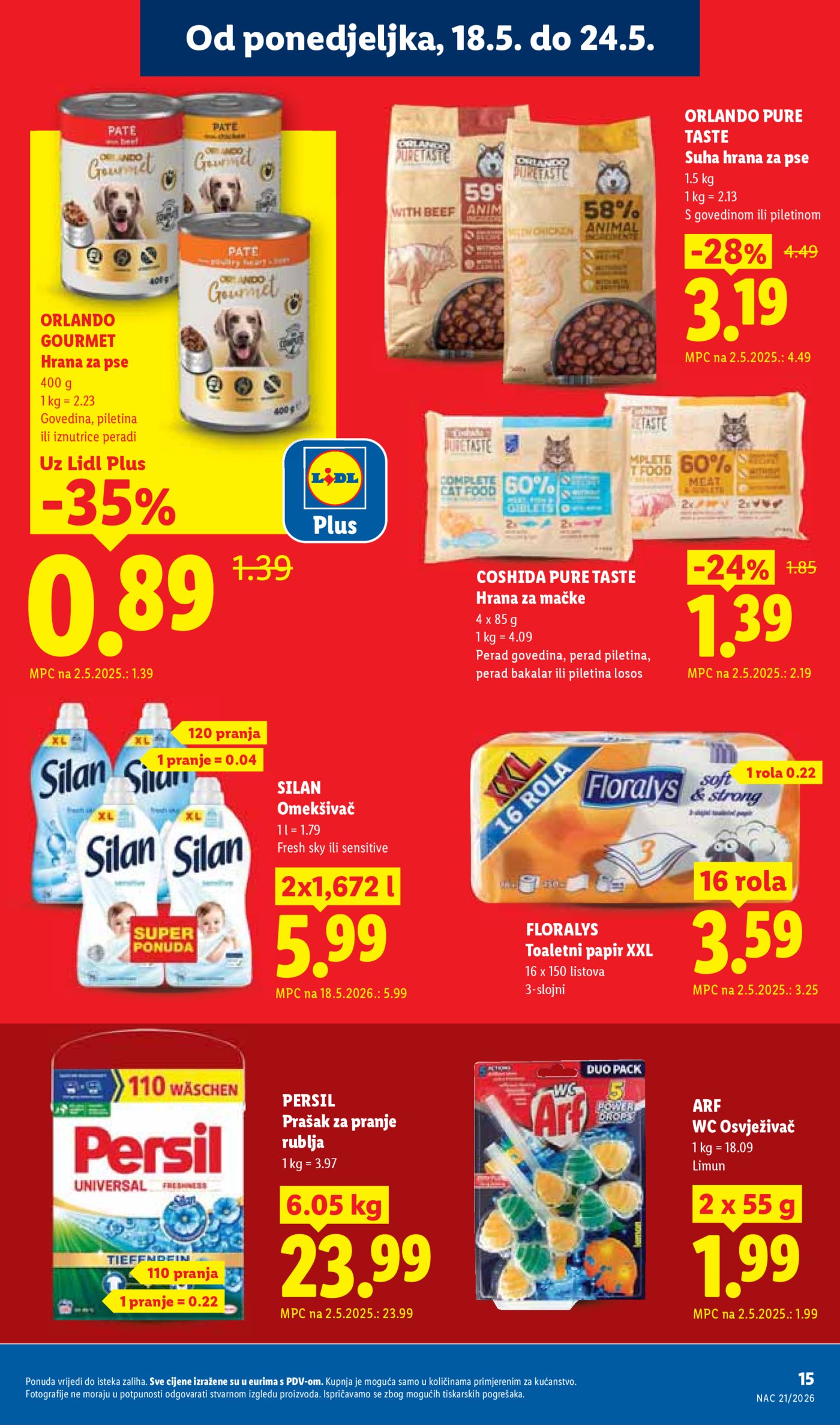 Lidl katalog Super ponuda od ponedjeljka 18.05. - 24.05.2026.