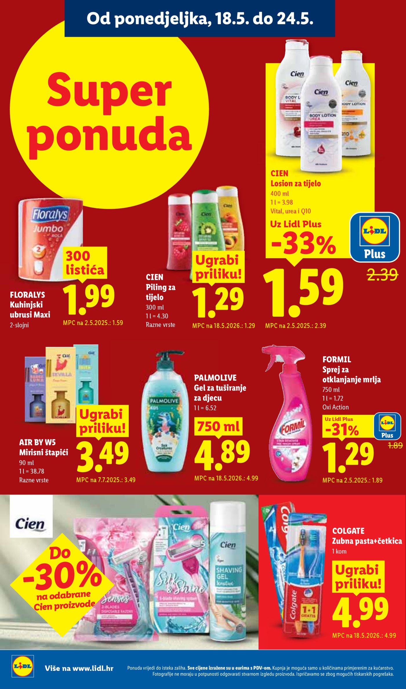 Lidl katalog Super ponuda od ponedjeljka 18.05. - 24.05.2026.