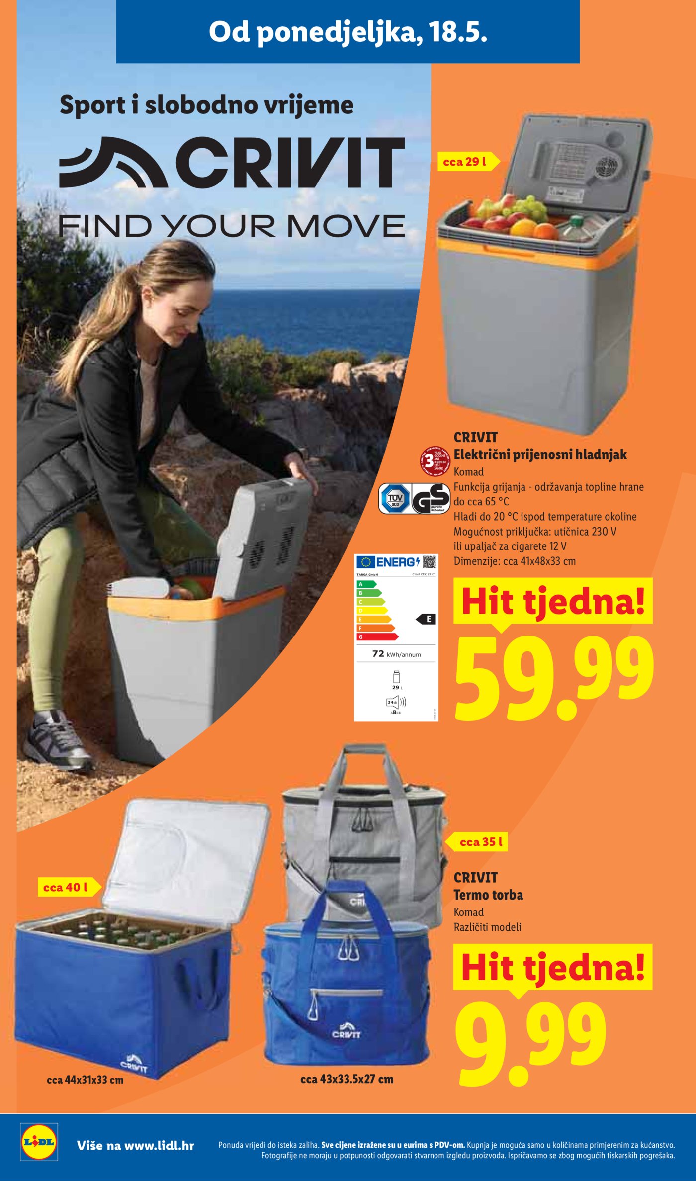 Lidl katalog Super ponuda od ponedjeljka 18.05. - 24.05.2026.