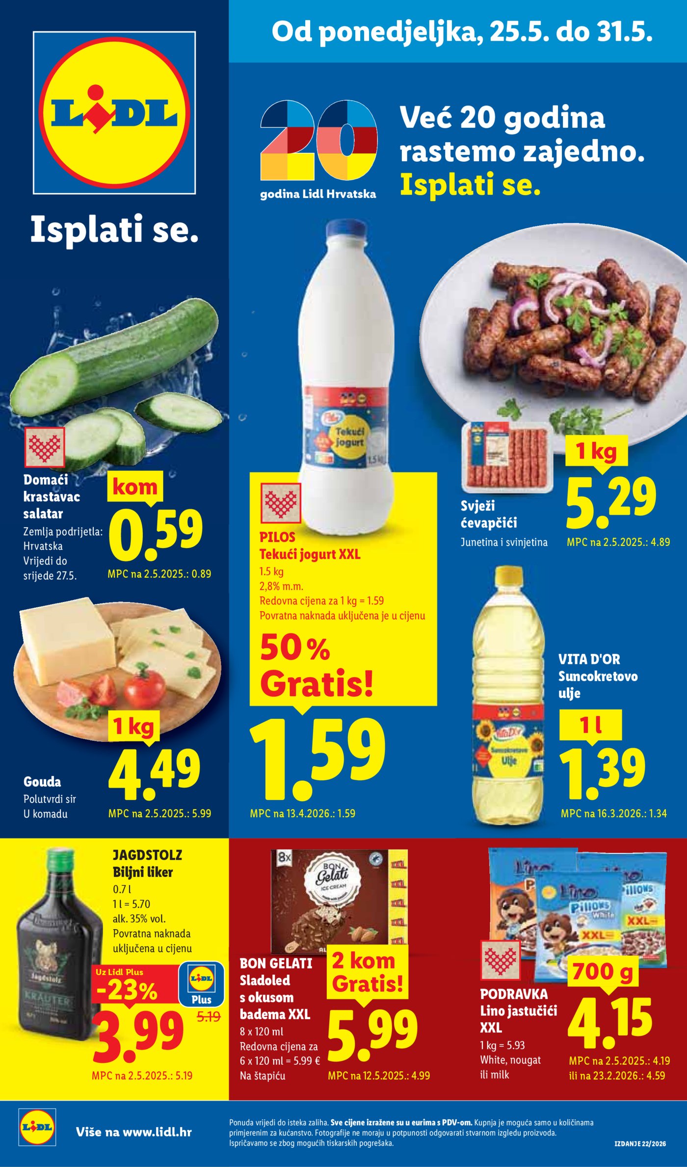 Lidl katalog Super ponuda od ponedjeljka 25.05. - 31.05.2026.