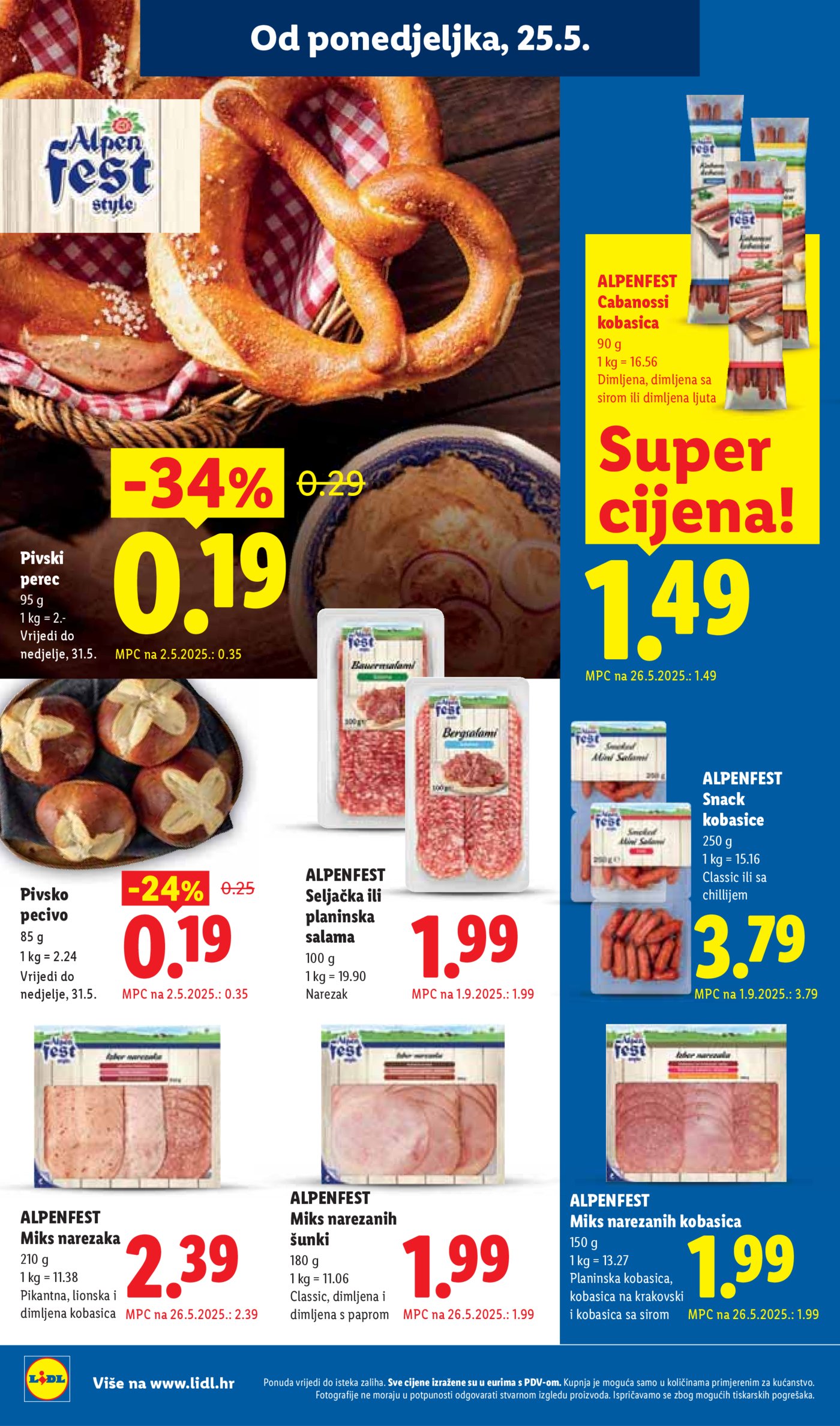 Lidl katalog Super ponuda od ponedjeljka 25.05. - 31.05.2026.
