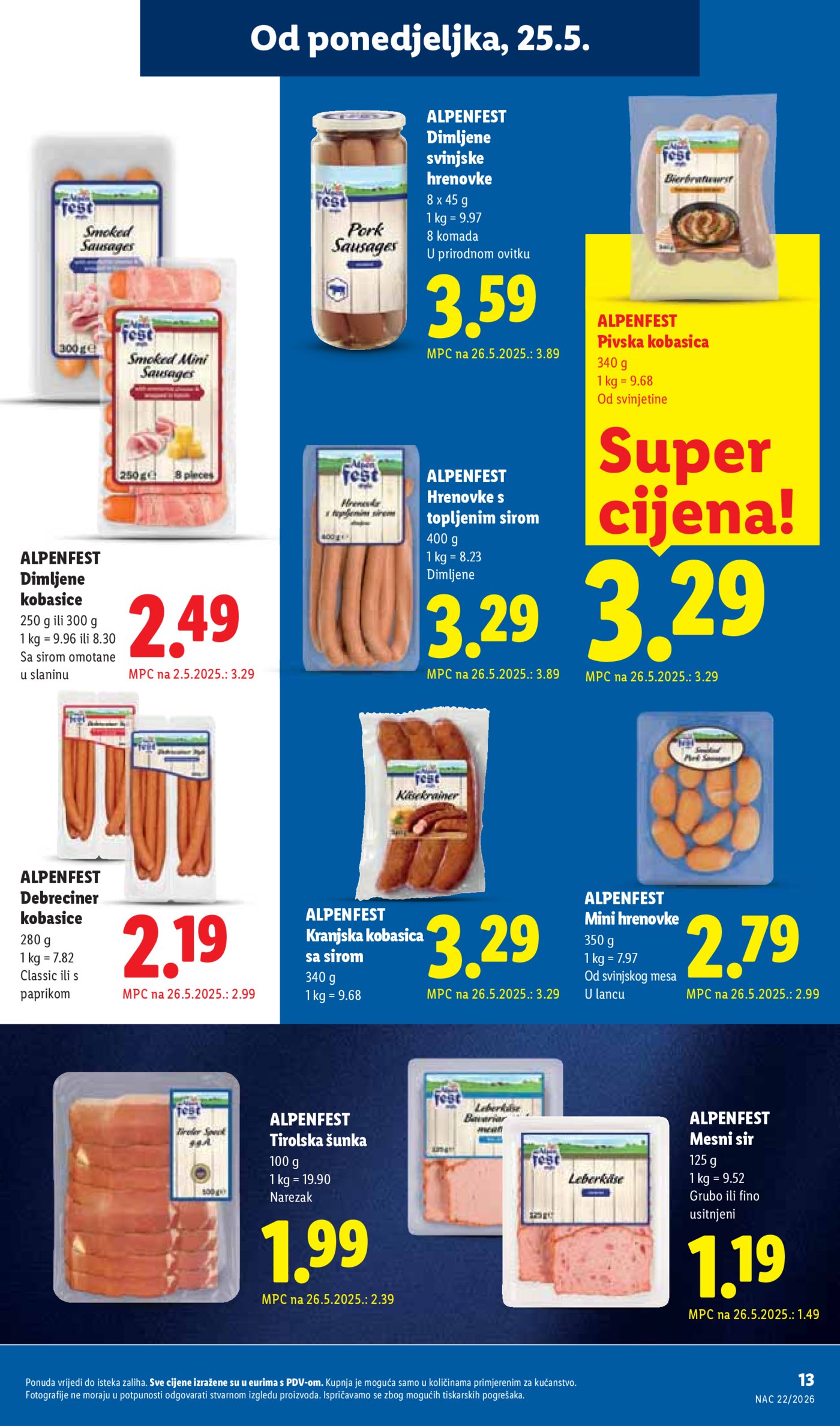 Lidl katalog Super ponuda od ponedjeljka 25.05. - 31.05.2026.