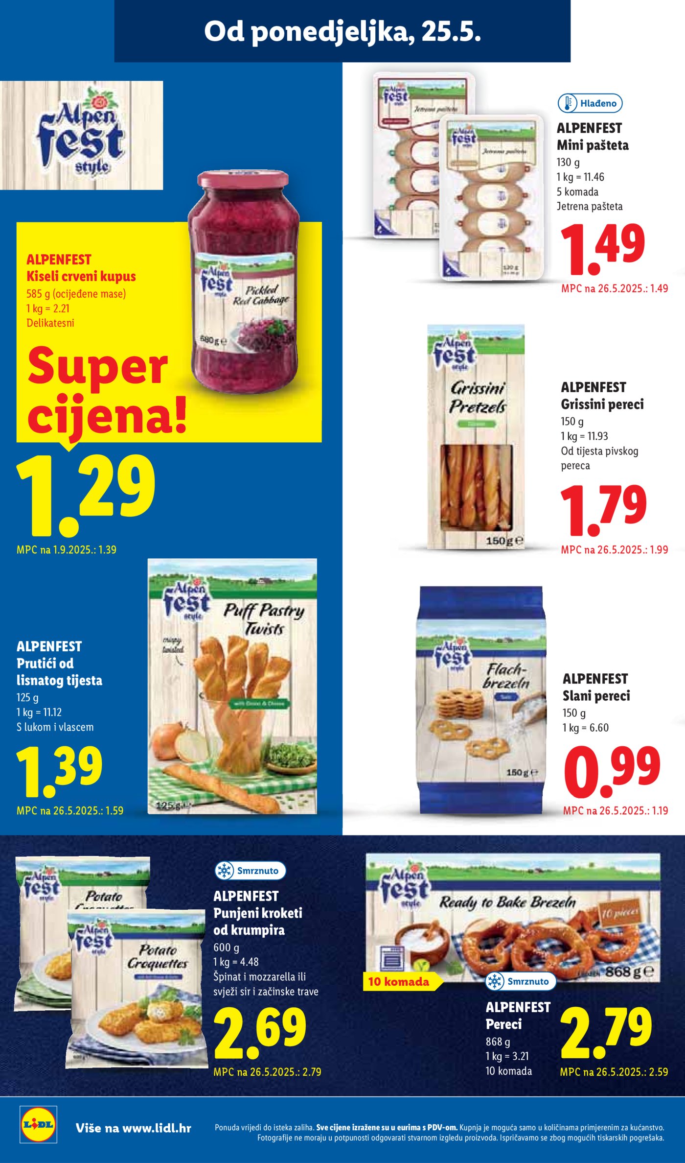 Lidl katalog Super ponuda od ponedjeljka 25.05. - 31.05.2026.