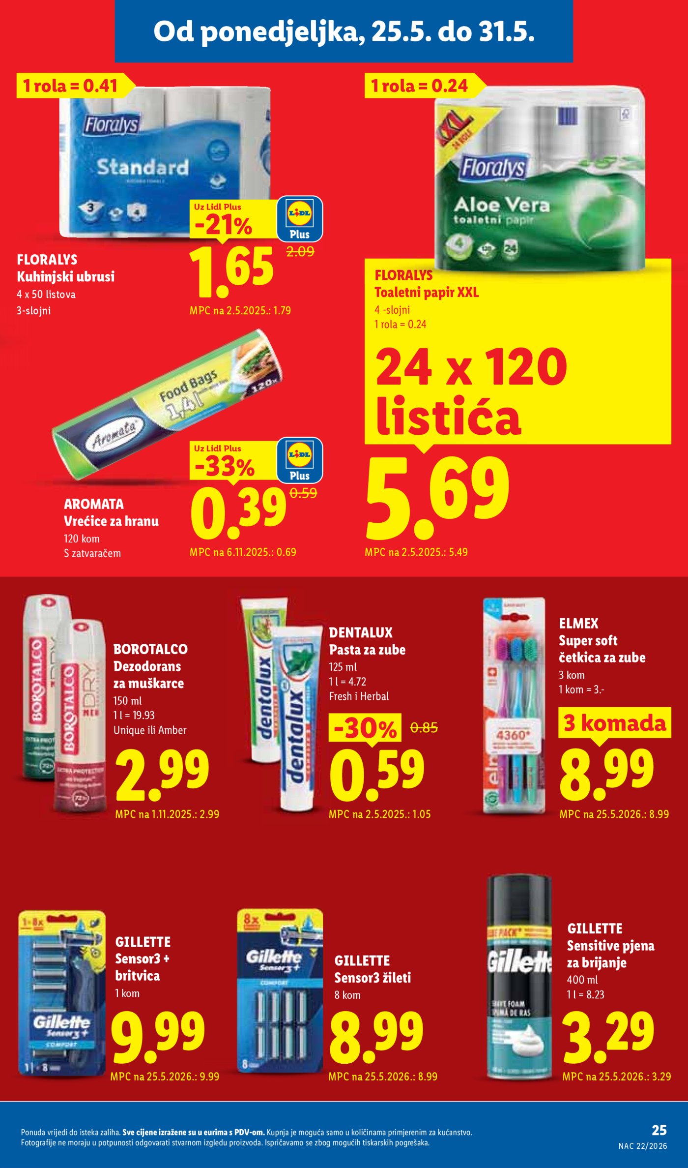 Lidl katalog Super ponuda od ponedjeljka 25.05. - 31.05.2026.