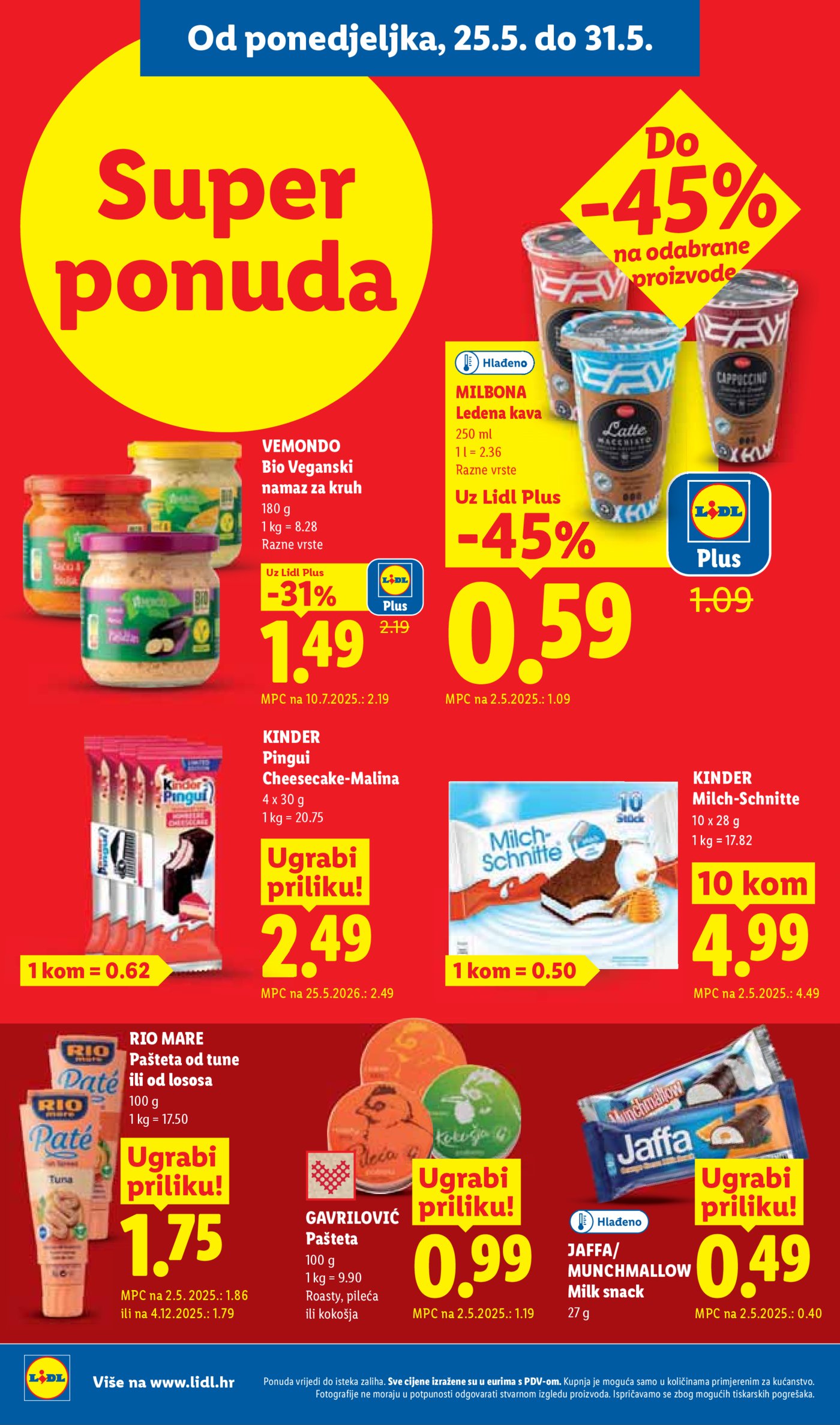 Lidl katalog Super ponuda od ponedjeljka 25.05. - 31.05.2026.