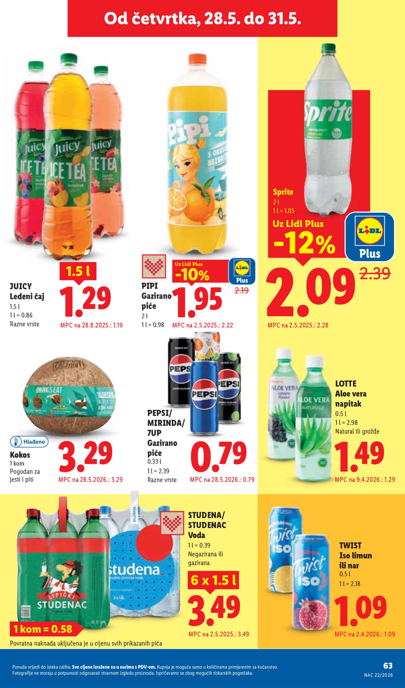 Lidl katalog Super ponuda od ponedjeljka 25.05. - 31.05.2026.