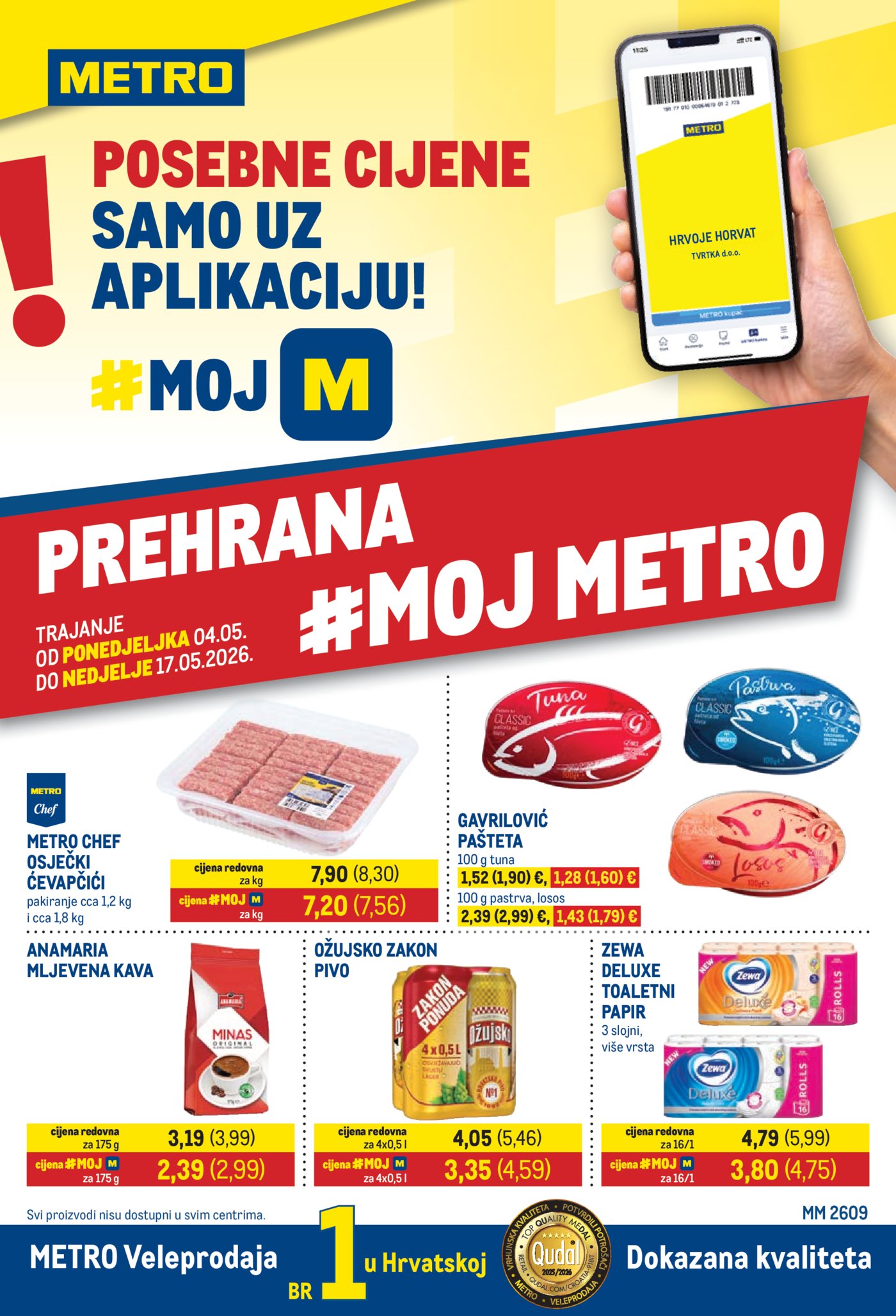 Metro katalog Prehrana i Neprehrana 04.05.-17.05.2026.