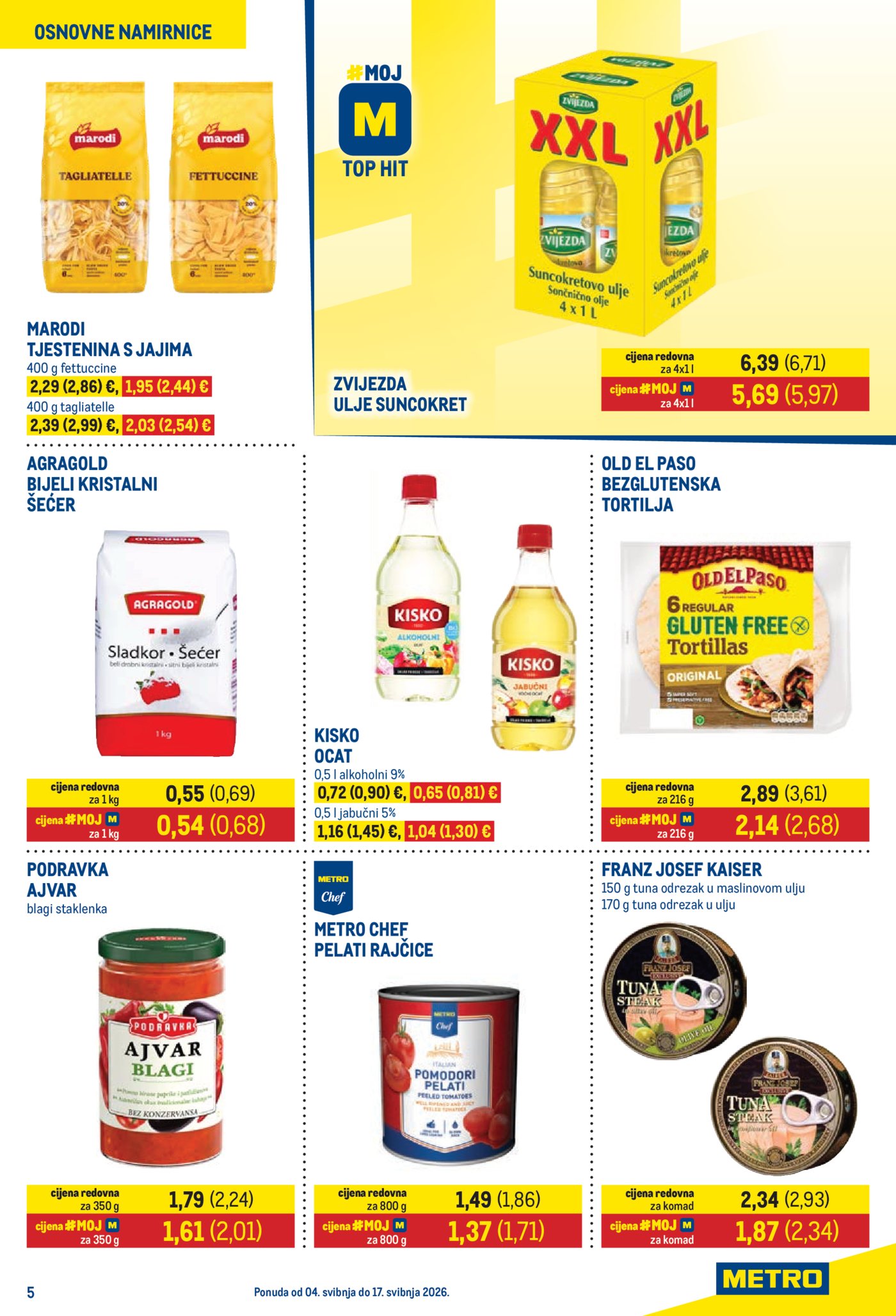 Metro katalog Prehrana i Neprehrana 04.05.-17.05.2026.