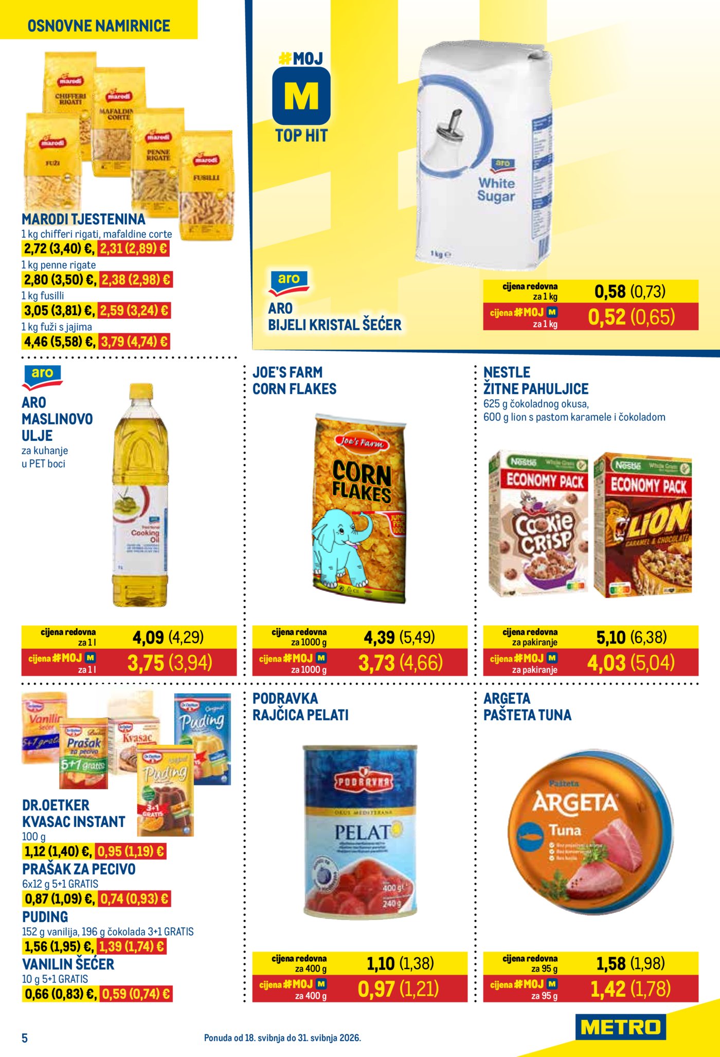 Metro katalog prehrana i neprehrana 18.05.-31.05.2026.