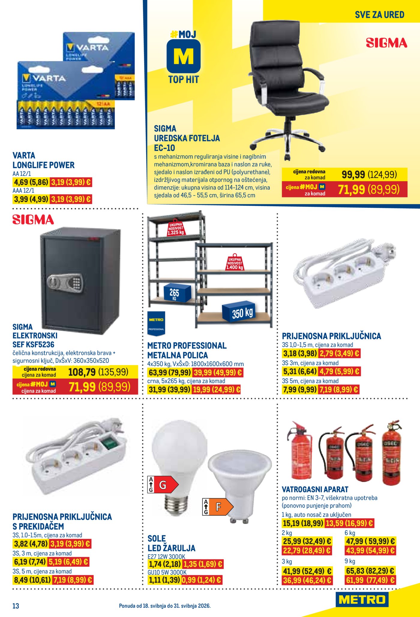 Metro katalog prehrana i neprehrana 18.05.-31.05.2026.