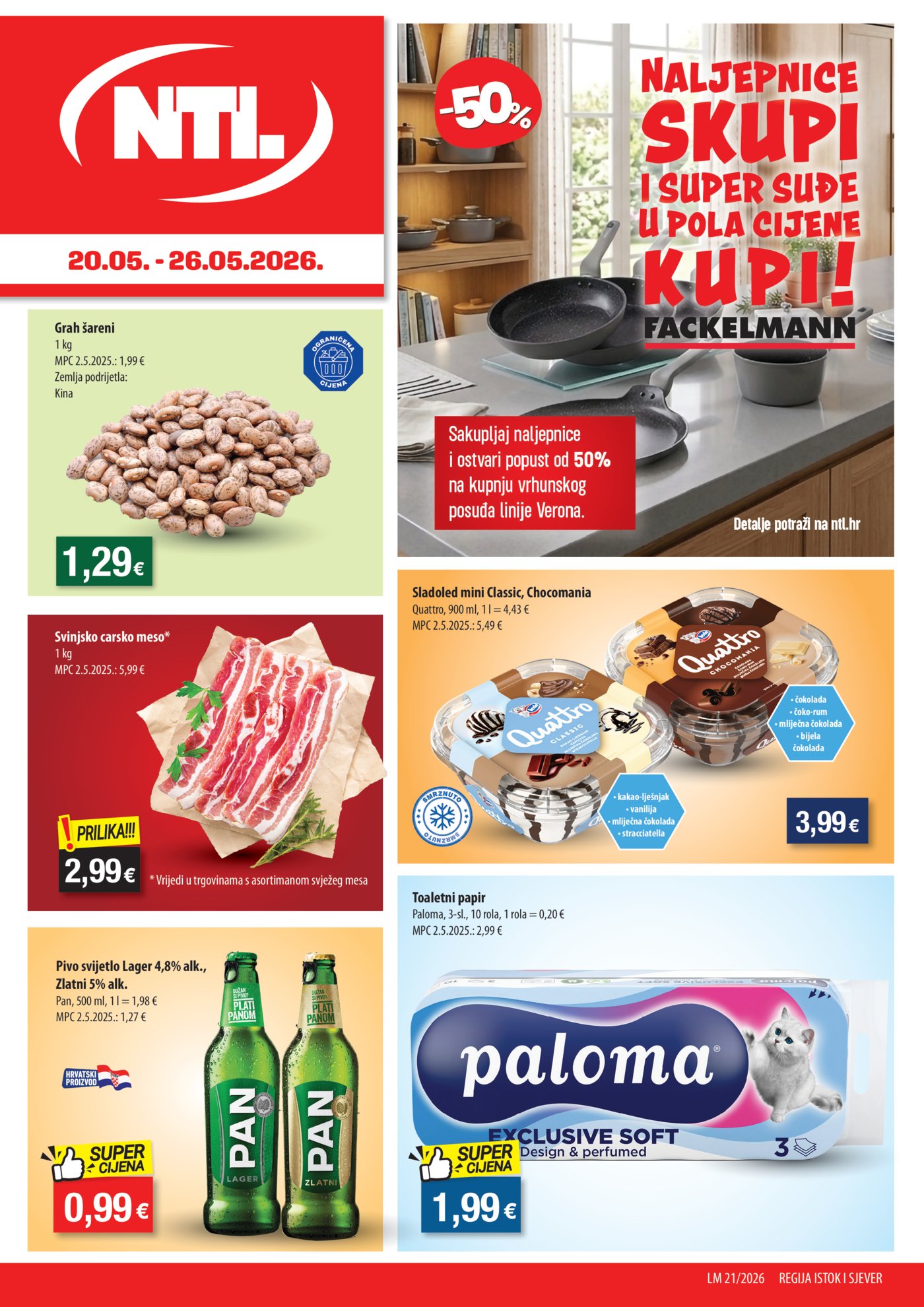 NTL katalog Istok-Sjever Akcija 20.05.-26.05.2026. 