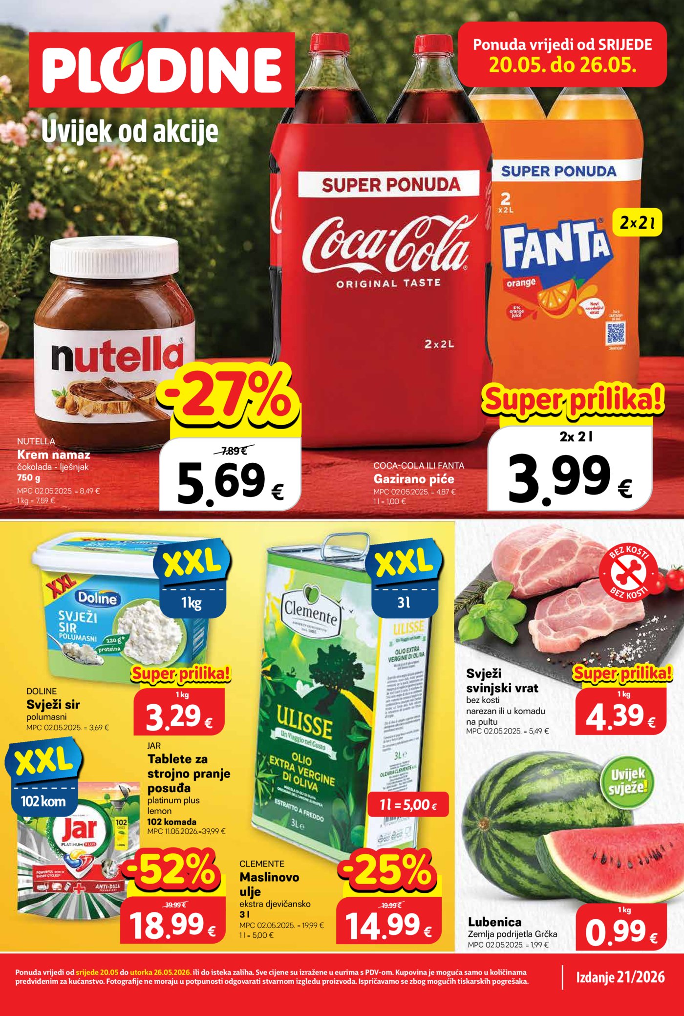 Plodine katalog akcija 20.05. - 26.05. 2026.