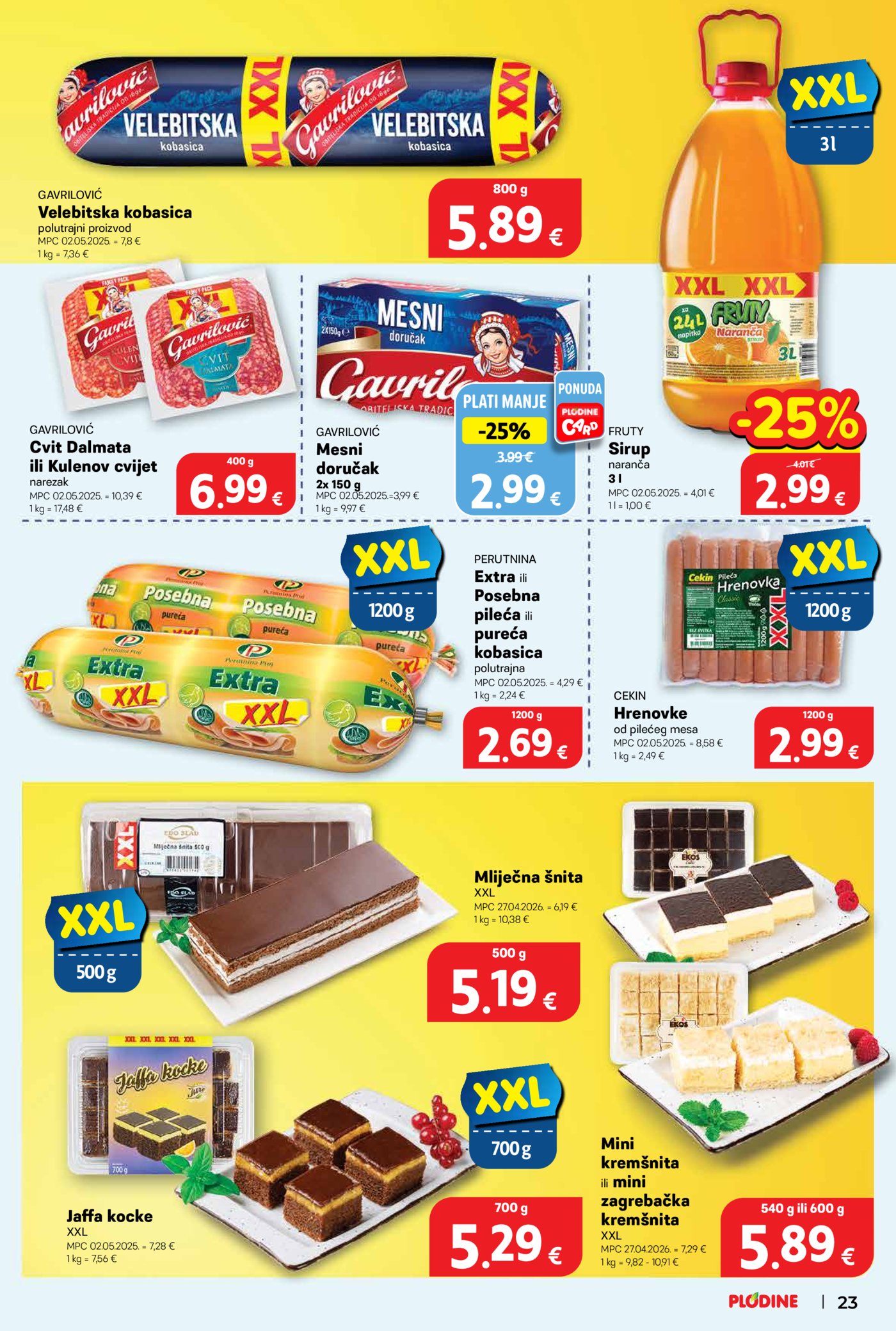 Plodine katalog akcija 20.05. - 26.05. 2026.