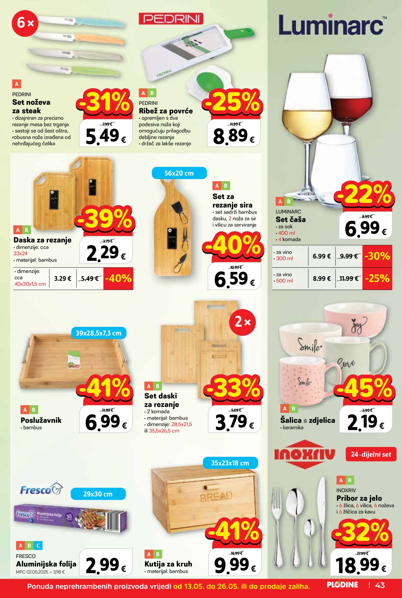 Plodine katalog Akcija 13.05.-19.05.2026.