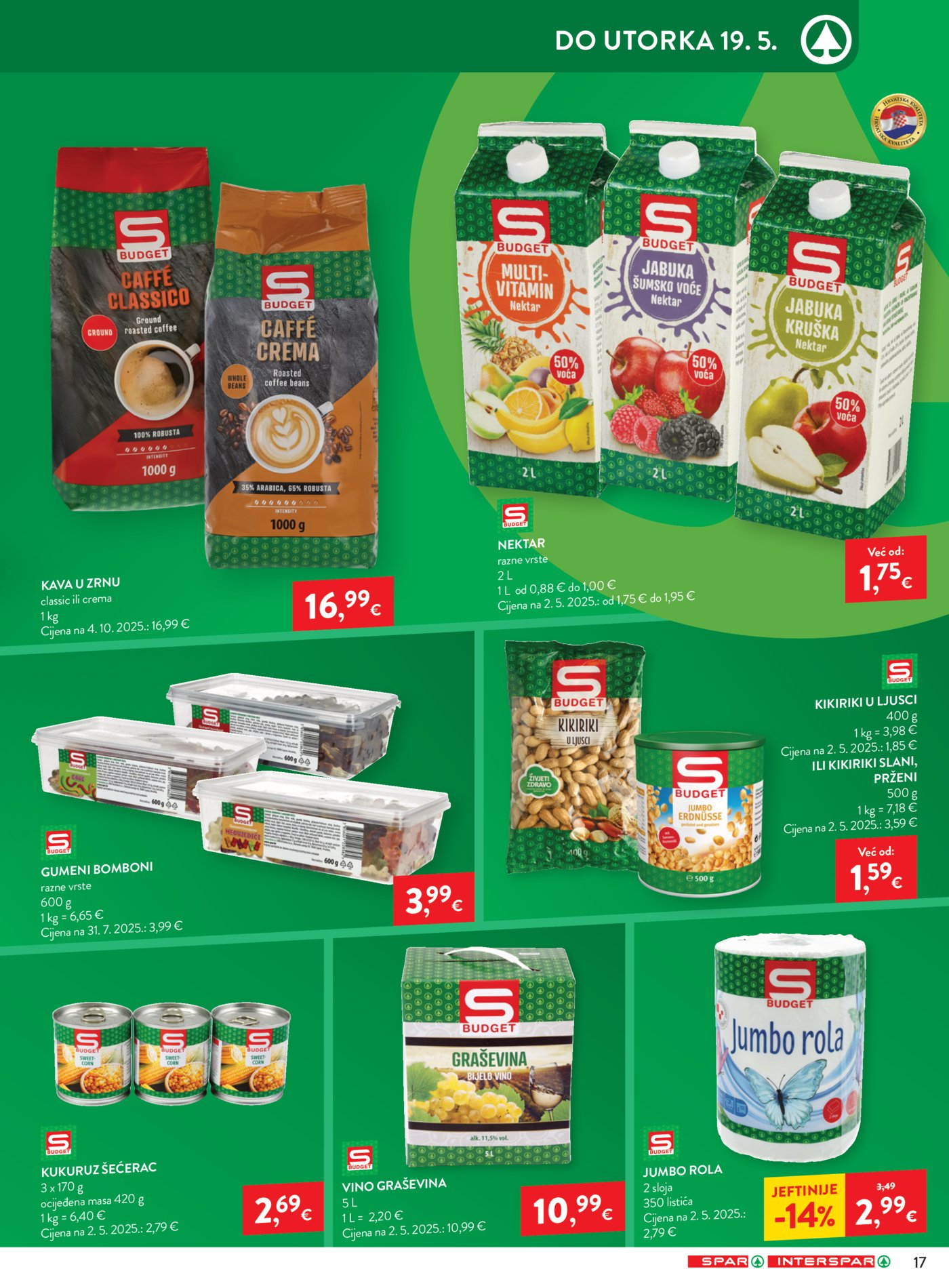 SPAR - INTERSPAR katalog Akcija 13.05. - 19.05.2026