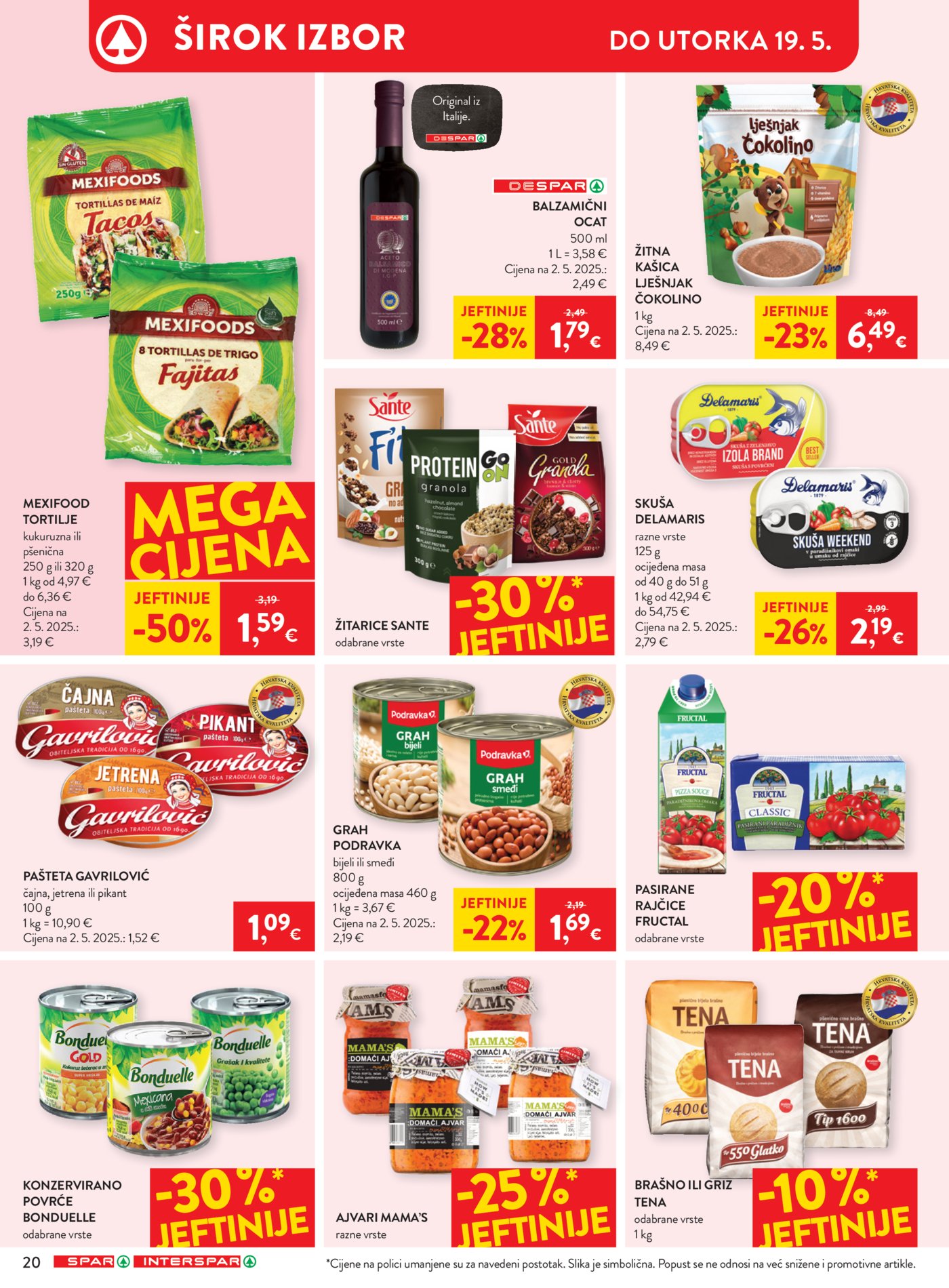 SPAR - INTERSPAR katalog Akcija 13.05. - 19.05.2026