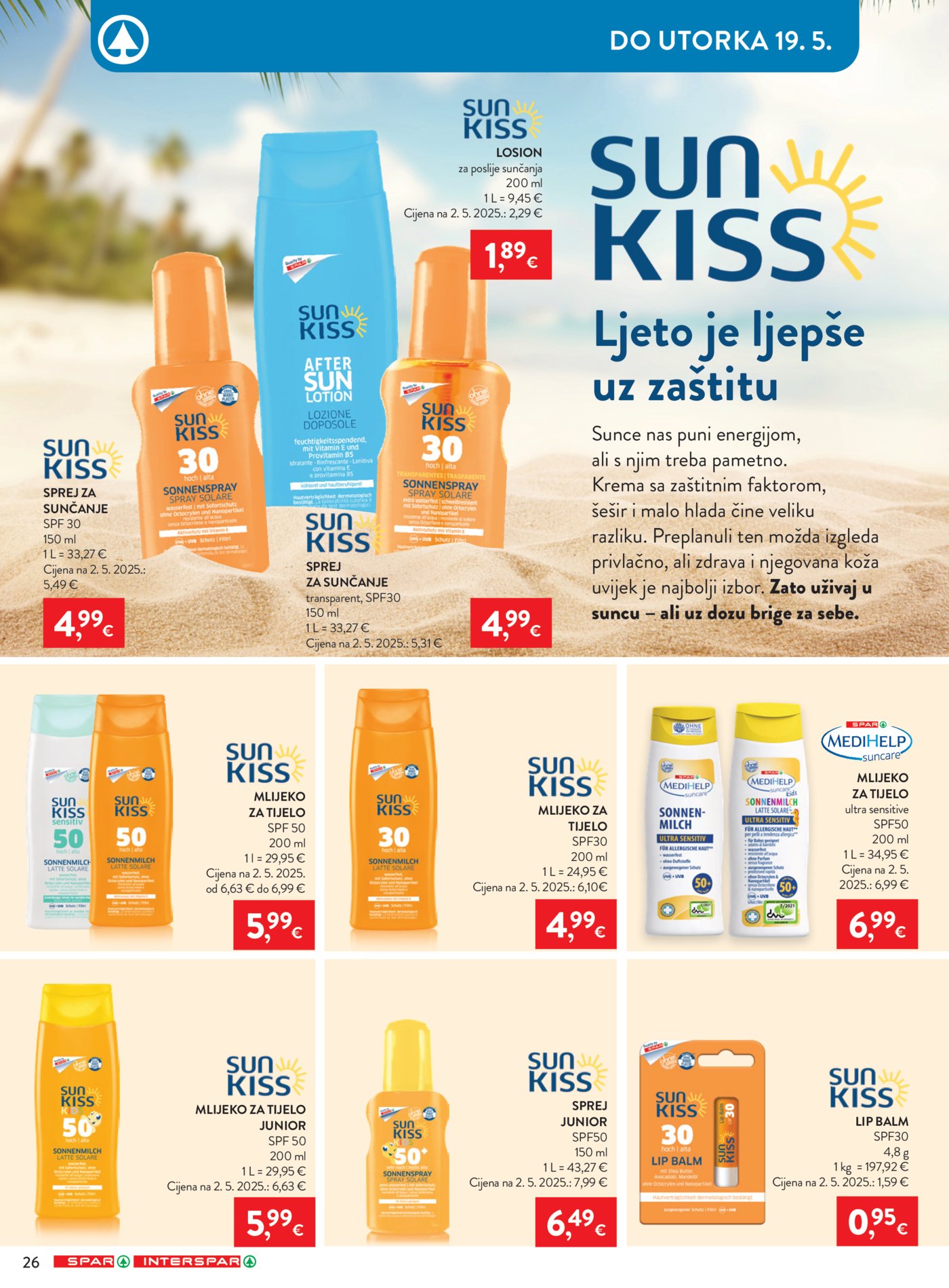 SPAR - INTERSPAR katalog Akcija 13.05. - 19.05.2026