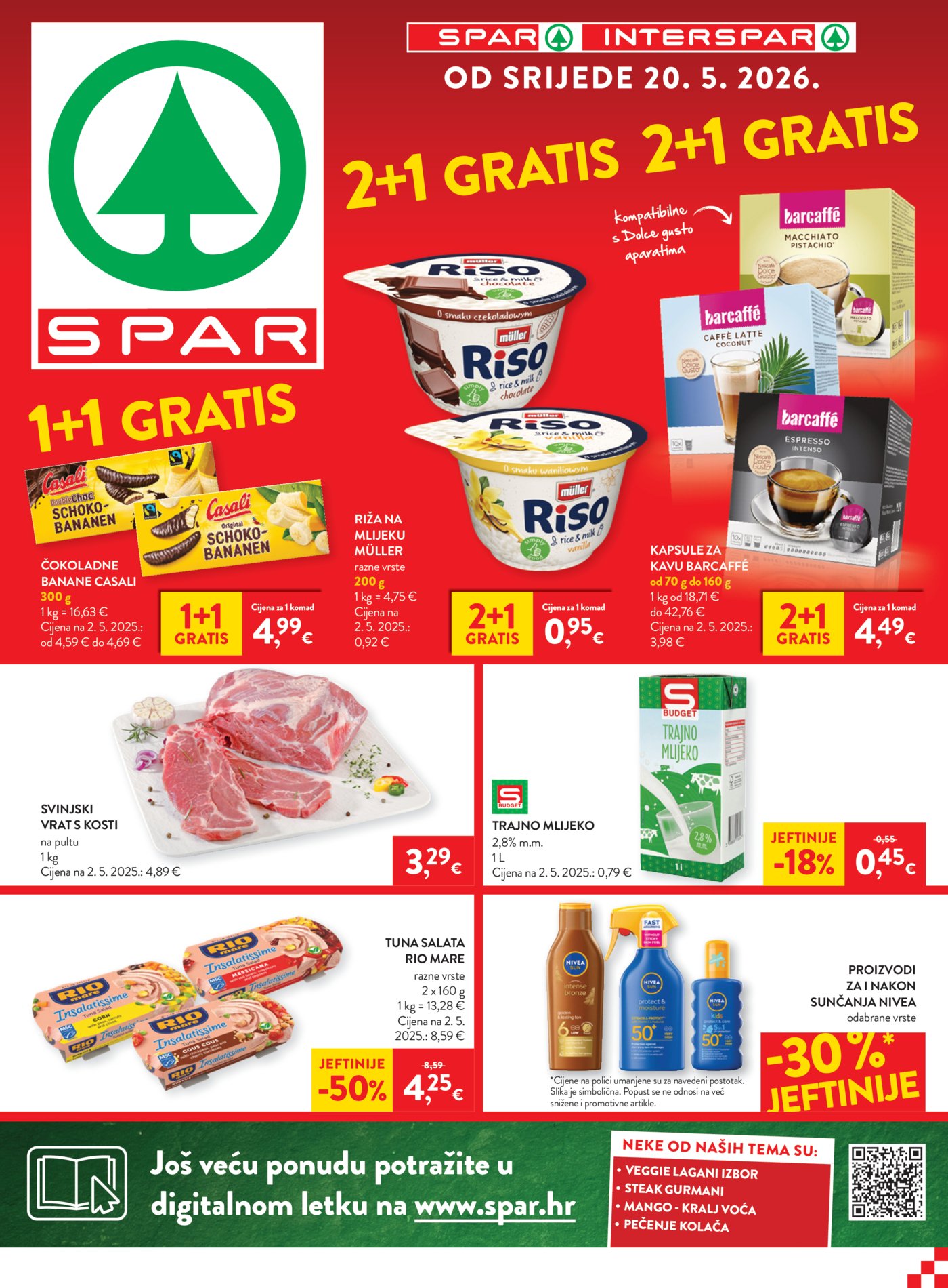 SPAR - INTERSPAR katalog akcija 20.05.-26.05.2026.