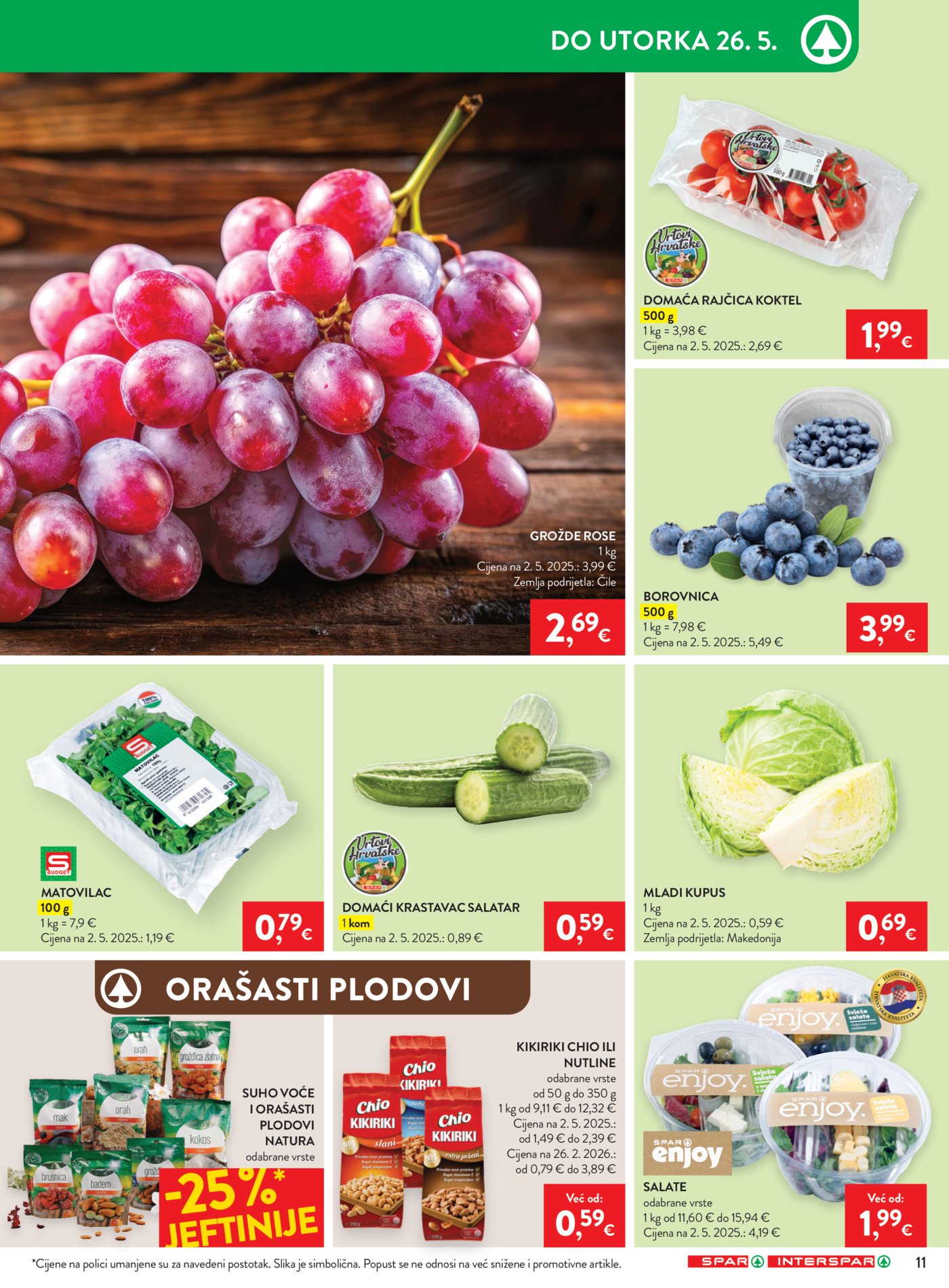 SPAR - INTERSPAR katalog akcija 20.05.-26.05.2026.